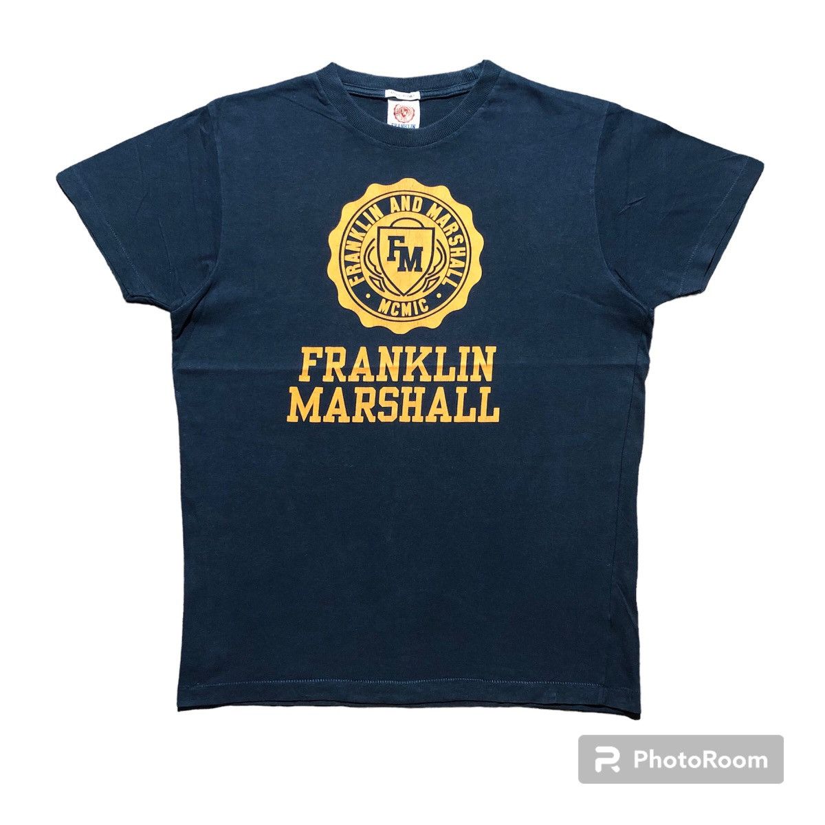 Franklin & Marshall Rare‼️🔥Franklin & Marshall SpellOut Big Logo T-Shirt Size M / US 6-8 / IT 42-44 - 1 Thumbnail
