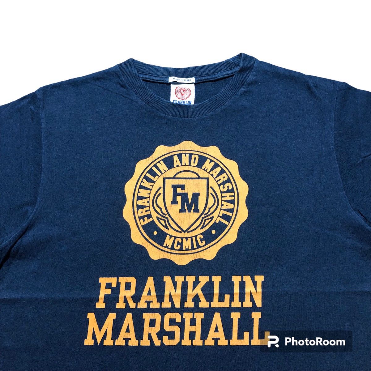 Franklin & Marshall Rare‼️🔥Franklin & Marshall SpellOut Big Logo T-Shirt Size M / US 6-8 / IT 42-44 - 3 Thumbnail