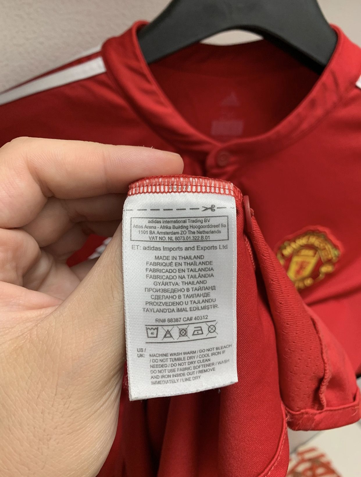 Adidas Manchester United adidas soccer jersey Xxl 2xl Chevrolet Size US XXL / EU 58 / 5 - 3 Thumbnail