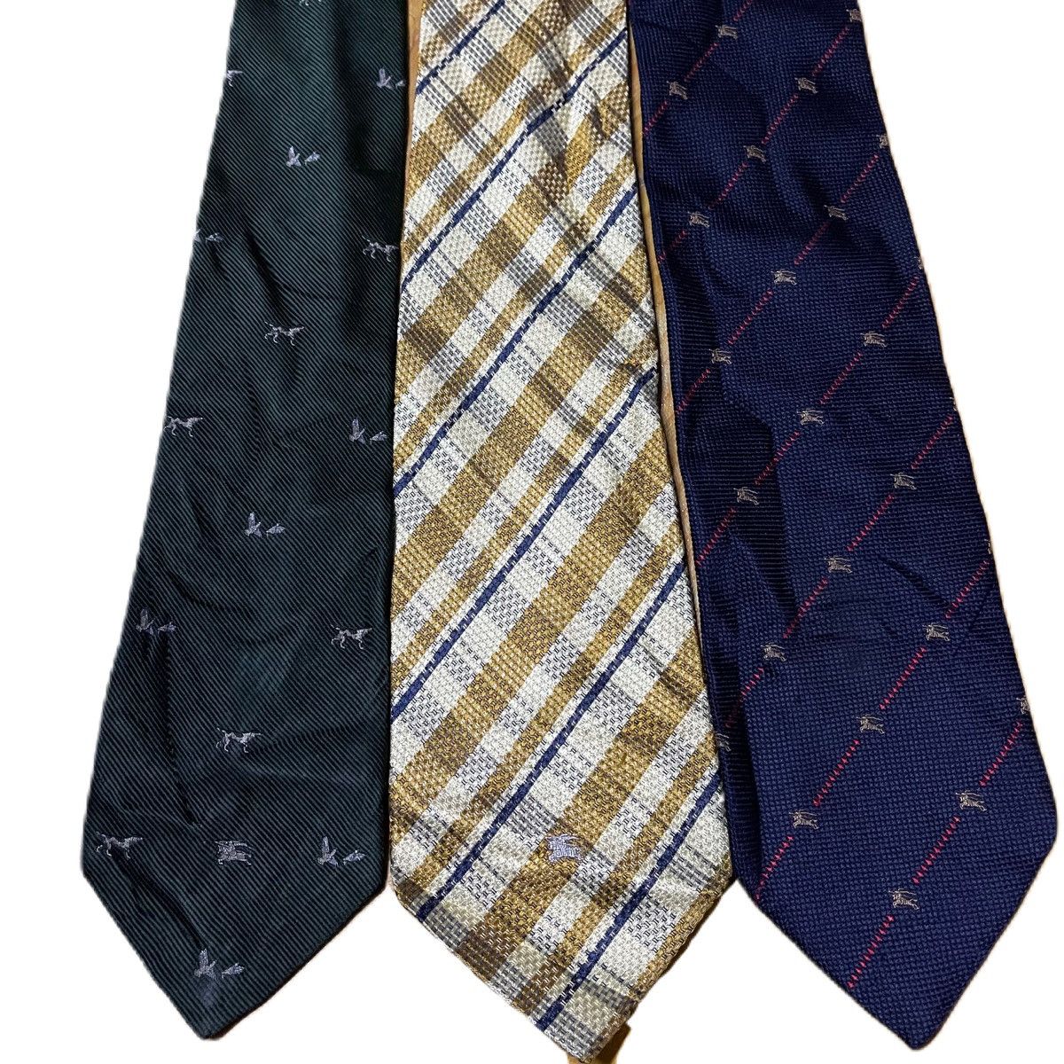 Burberry Lot of 3 BURBERRY tie necktie Size ONE SIZE - 3 Thumbnail