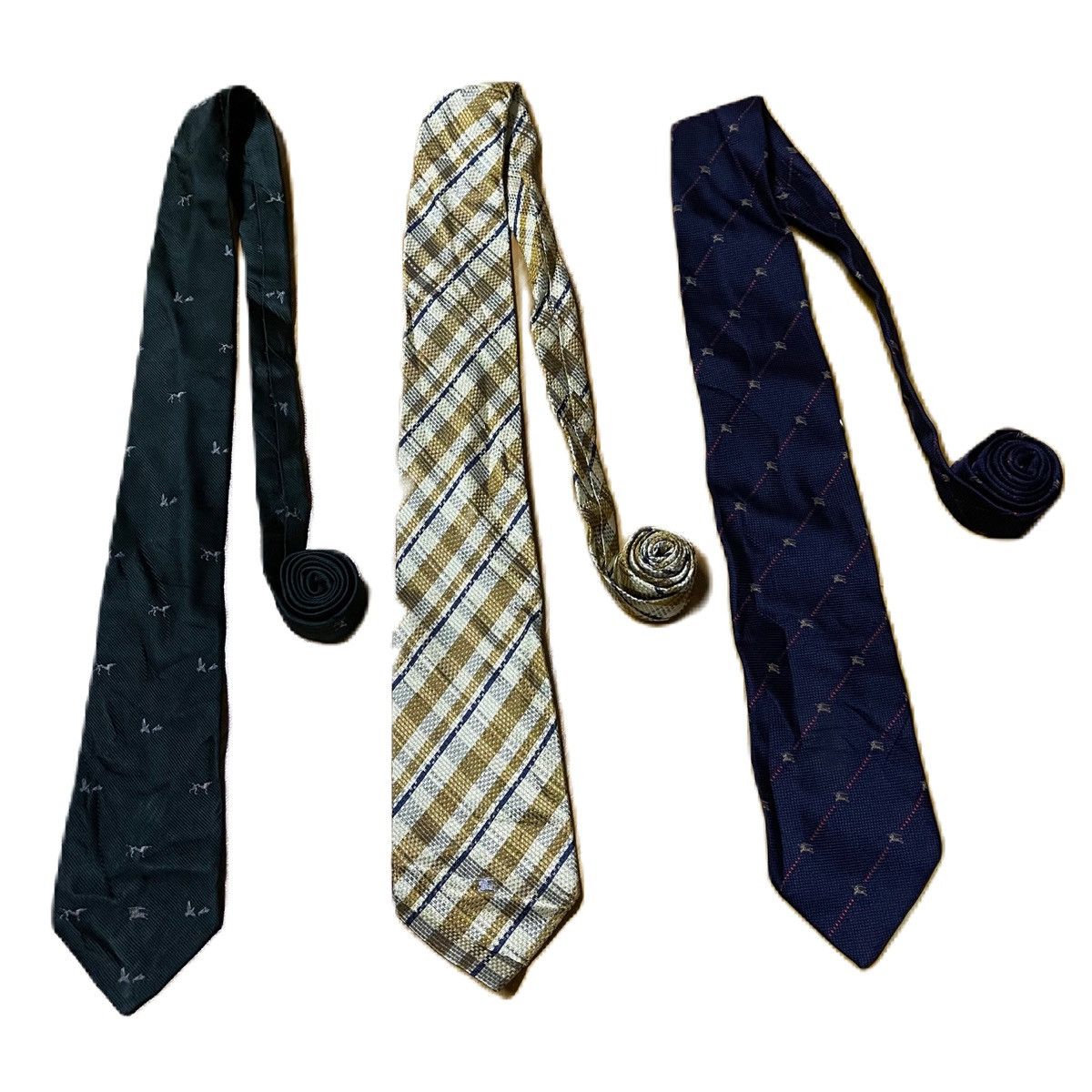 Burberry Lot of 3 BURBERRY tie necktie Size ONE SIZE - 2 Thumbnail