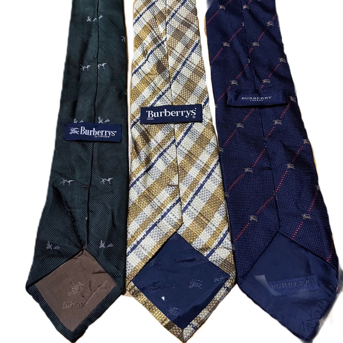 Burberry Lot of 3 BURBERRY tie necktie Size ONE SIZE - 4 Thumbnail