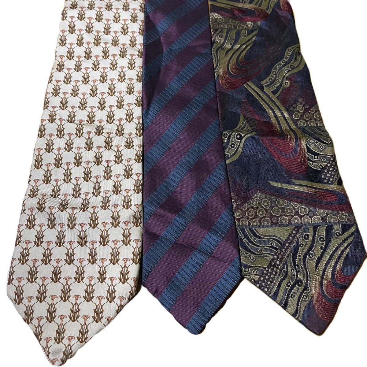 Yves Saint Laurent Lot of 3 YVES SAINT LAUREN tie necktie Size ONE SIZE - 3 Thumbnail