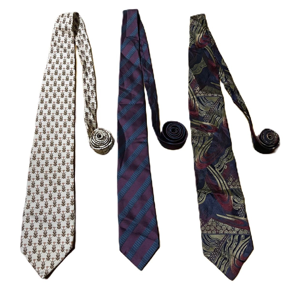Yves Saint Laurent Lot of 3 YVES SAINT LAUREN tie necktie Size ONE SIZE - 2 Thumbnail