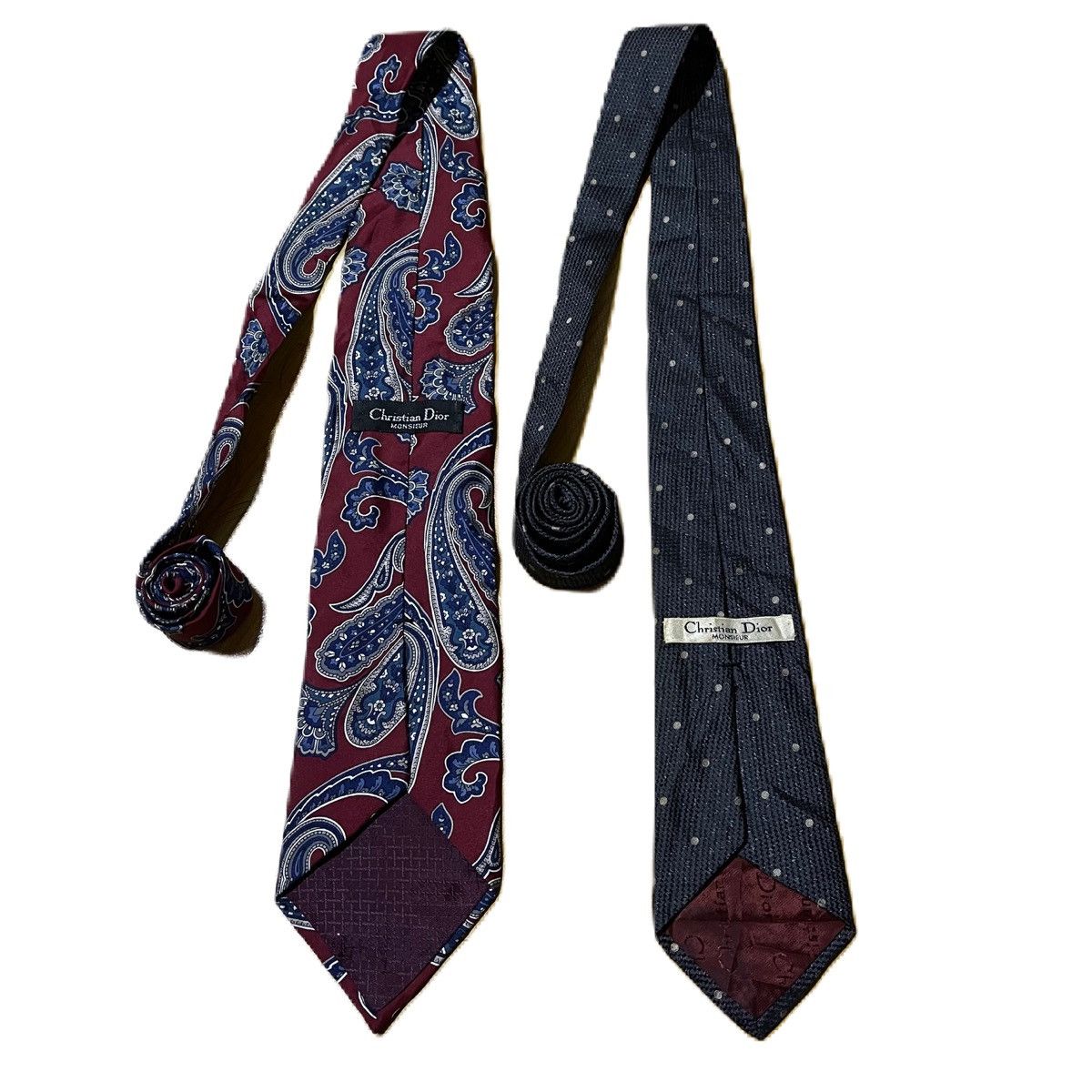 2 Christian buy Dior Ties