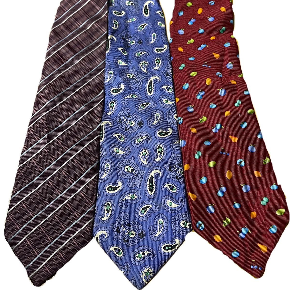 Bvlgari Lot of 3 MCM BVLGARI ETRO MILANO tie necktie Size ONE SIZE - 3 Thumbnail