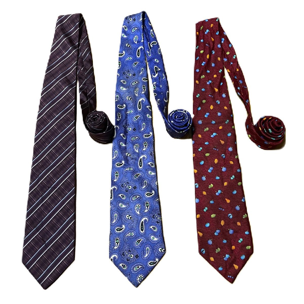 Bvlgari Lot of 3 MCM BVLGARI ETRO MILANO tie necktie Size ONE SIZE - 2 Thumbnail