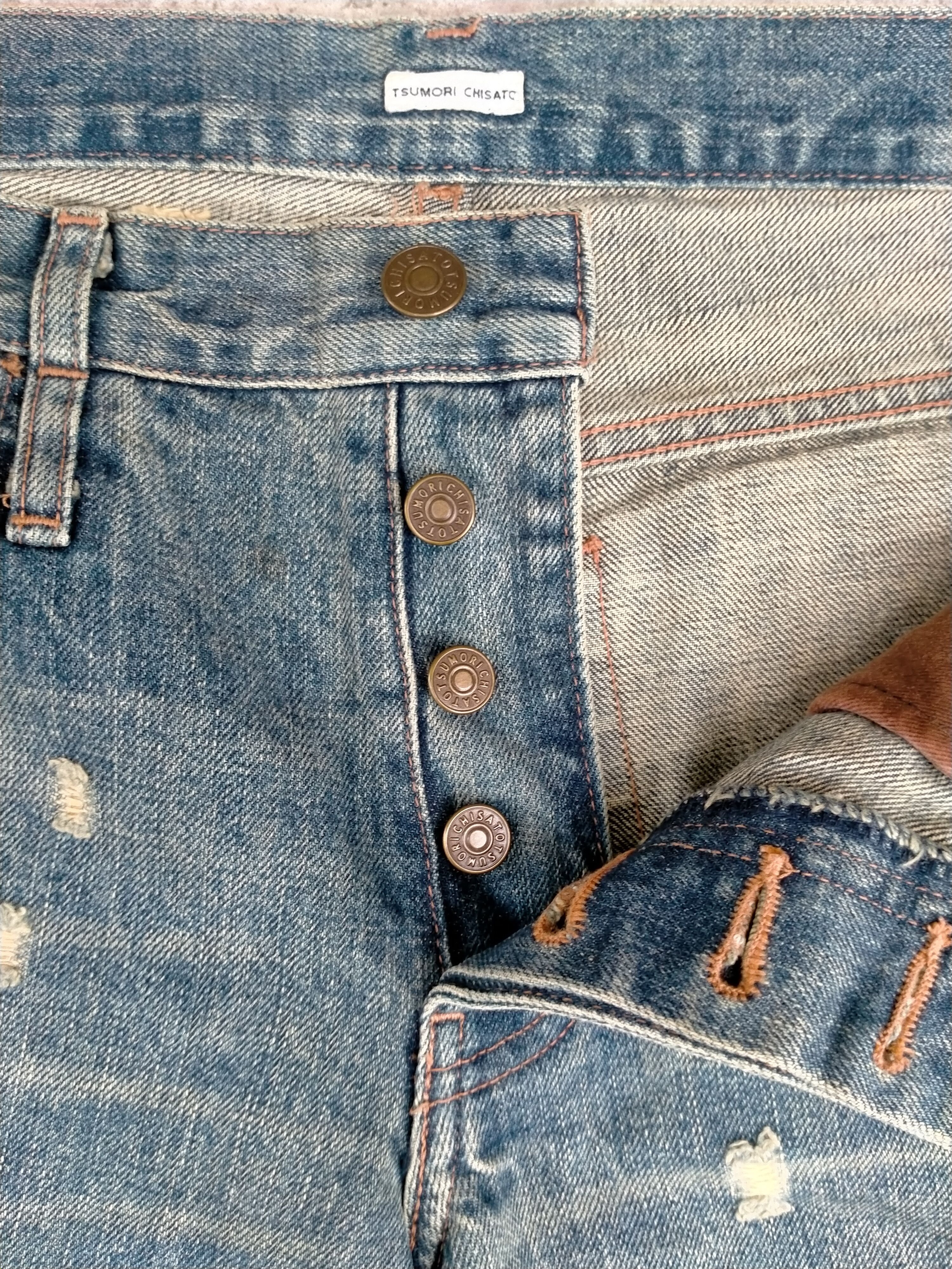 Tsumori Chisato Tsumori Chisato Distressed Jeans Size 30" / US 8 / IT 44 - 9 Thumbnail