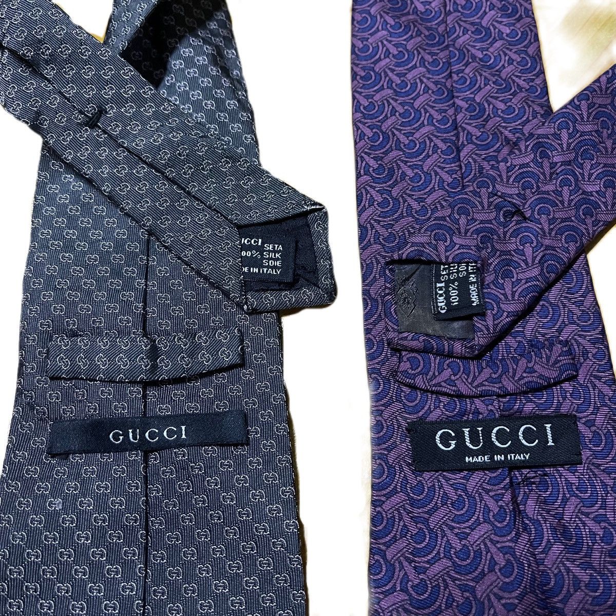 Gucci Lot of 2 GUCCI tie necktie Size ONE SIZE - 3 Thumbnail