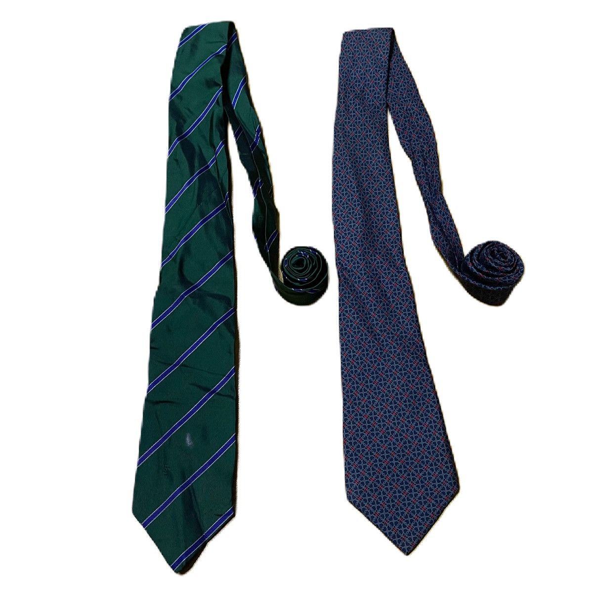 Chanel Lot of 2 CHANEL HERMES tie necktie Size ONE SIZE - 2 Thumbnail