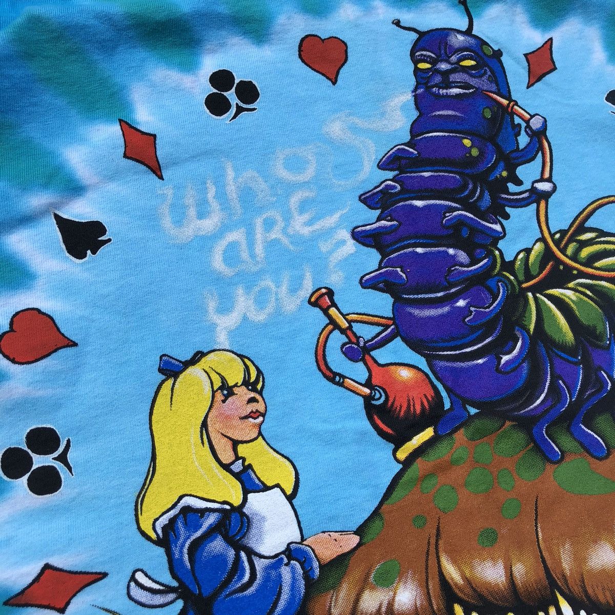 Liquid Blue Vintage Liquid Blue Brian Fox Alice In Wonderland tshirt Size US L / EU 52-54 / 3 - 6 Thumbnail