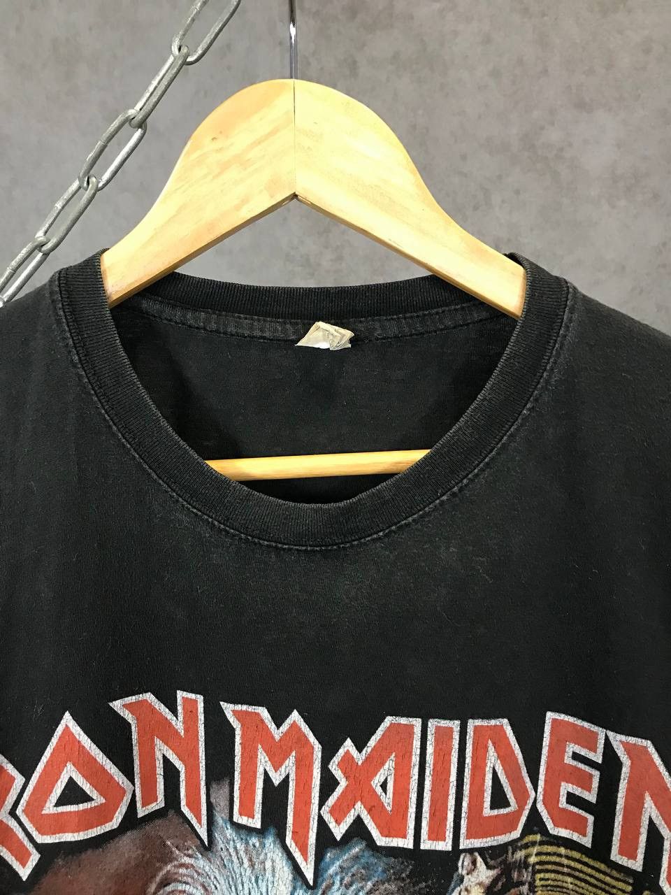 Band Tees × Iron Maiden × Vintage Iron Maiden vintage rock band overprinted tee Size US S / EU 44-46 / 1 - 7 Thumbnail