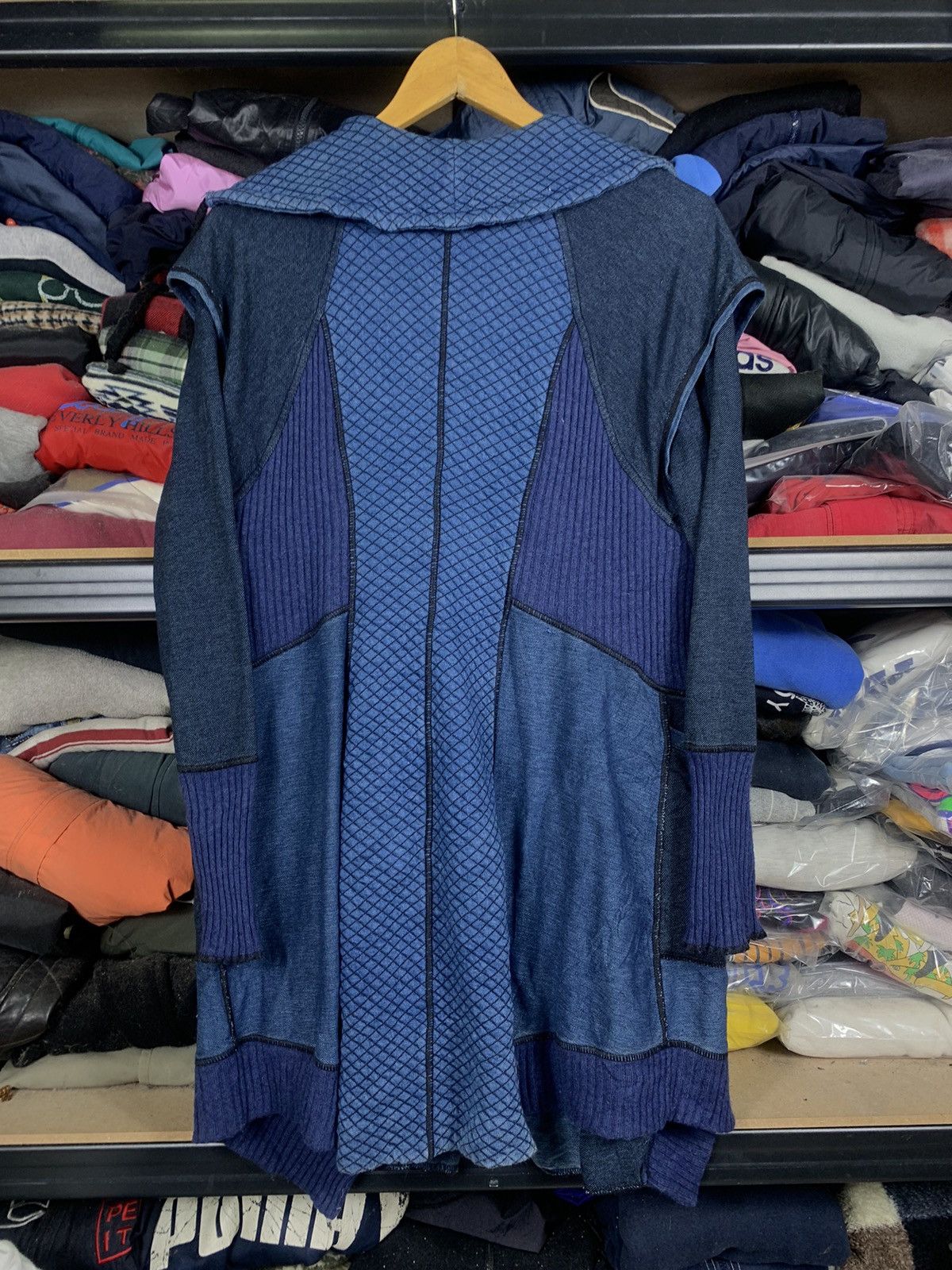 Le Grande Bleu (L.G.B.) Vintage Giuly Patchwork Women Jacket Size M / US 6-8 / IT 42-44 - 2 Thumbnail