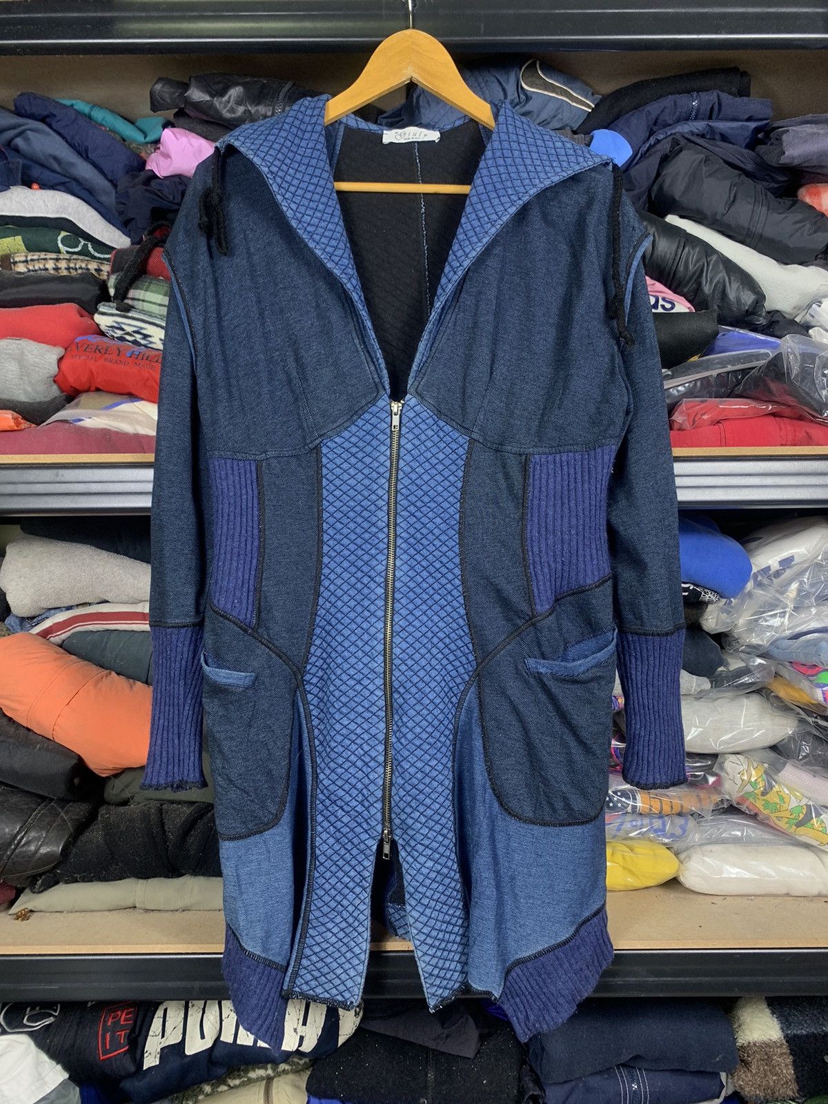Le Grande Bleu (L.G.B.) Vintage Giuly Patchwork Women Jacket Size M / US 6-8 / IT 42-44 - 1 Thumbnail