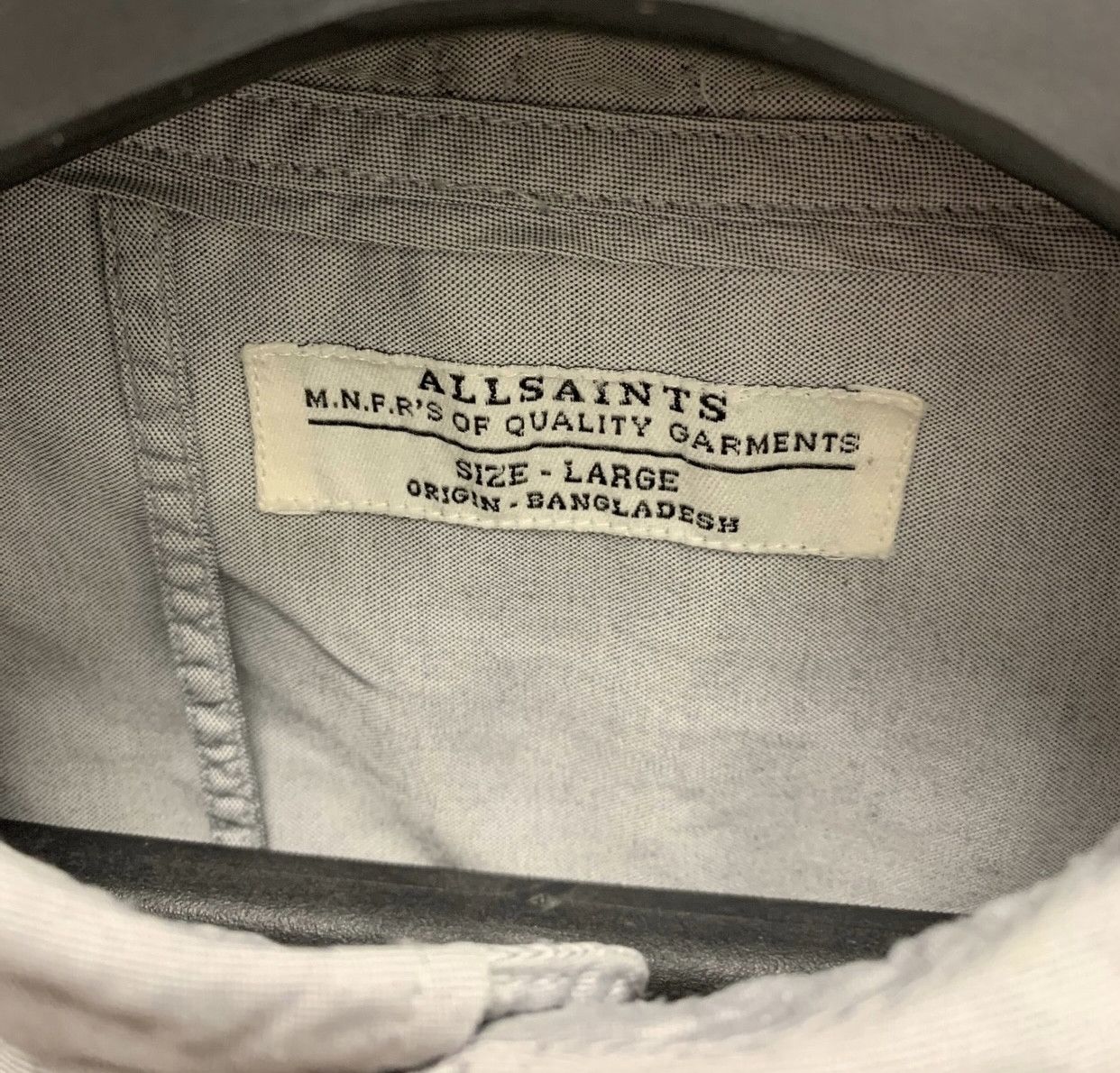 Allsaints Allsaints shirt shirt sleeve L size Size US L / EU 52-54 / 3 - 3 Thumbnail