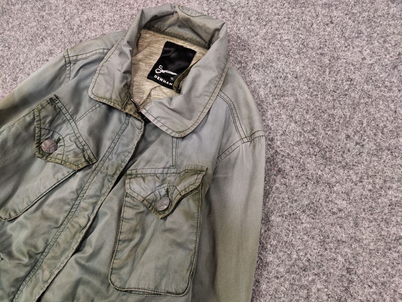 DENHAM Vintage Denham Hobo Japanese Garment dyed Pocket Jacket Size M / US 6-8 / IT 42-44 - 4 Thumbnail