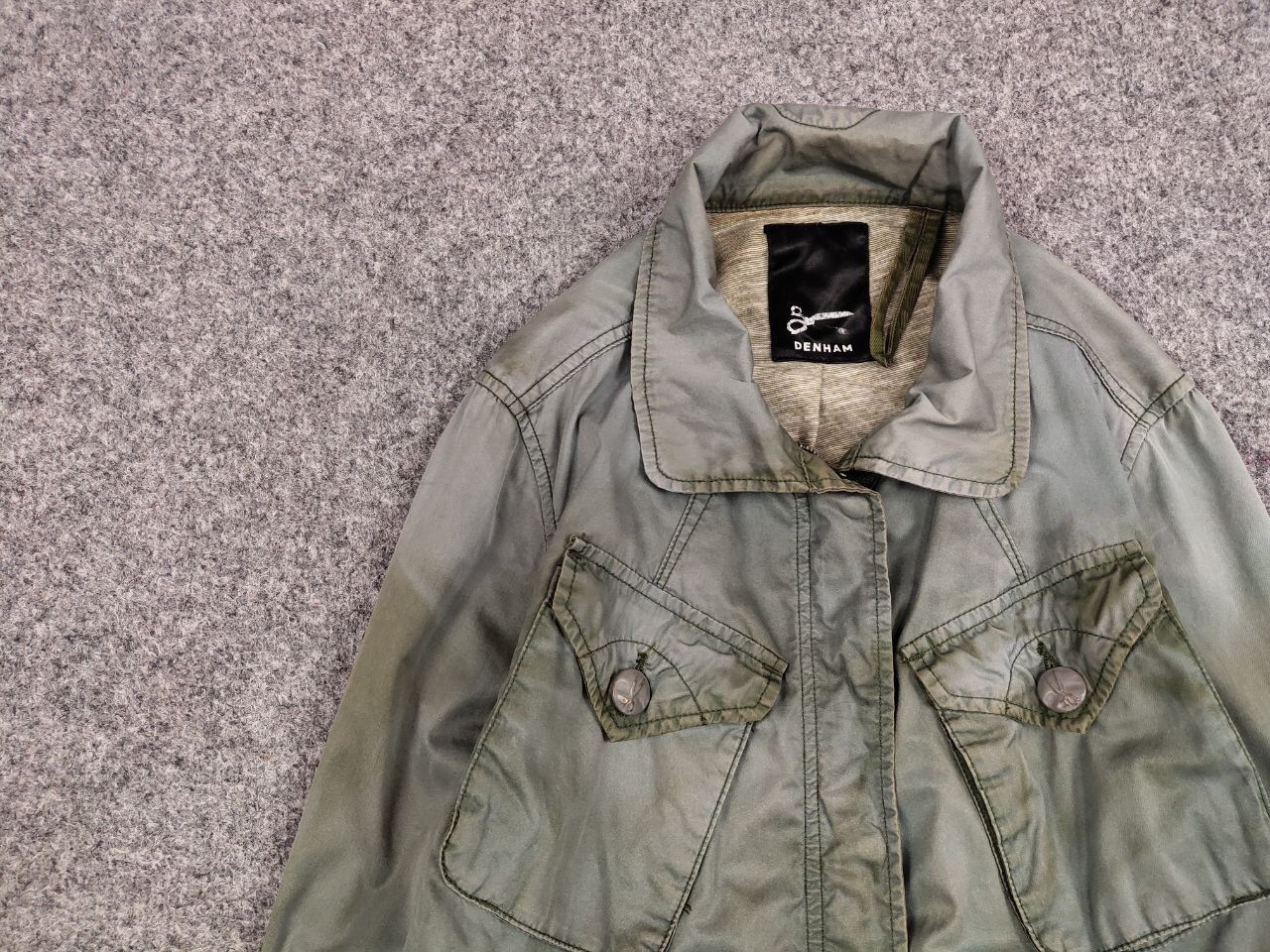 DENHAM Vintage Denham Hobo Japanese Garment dyed Pocket Jacket Size M / US 6-8 / IT 42-44 - 11 Thumbnail
