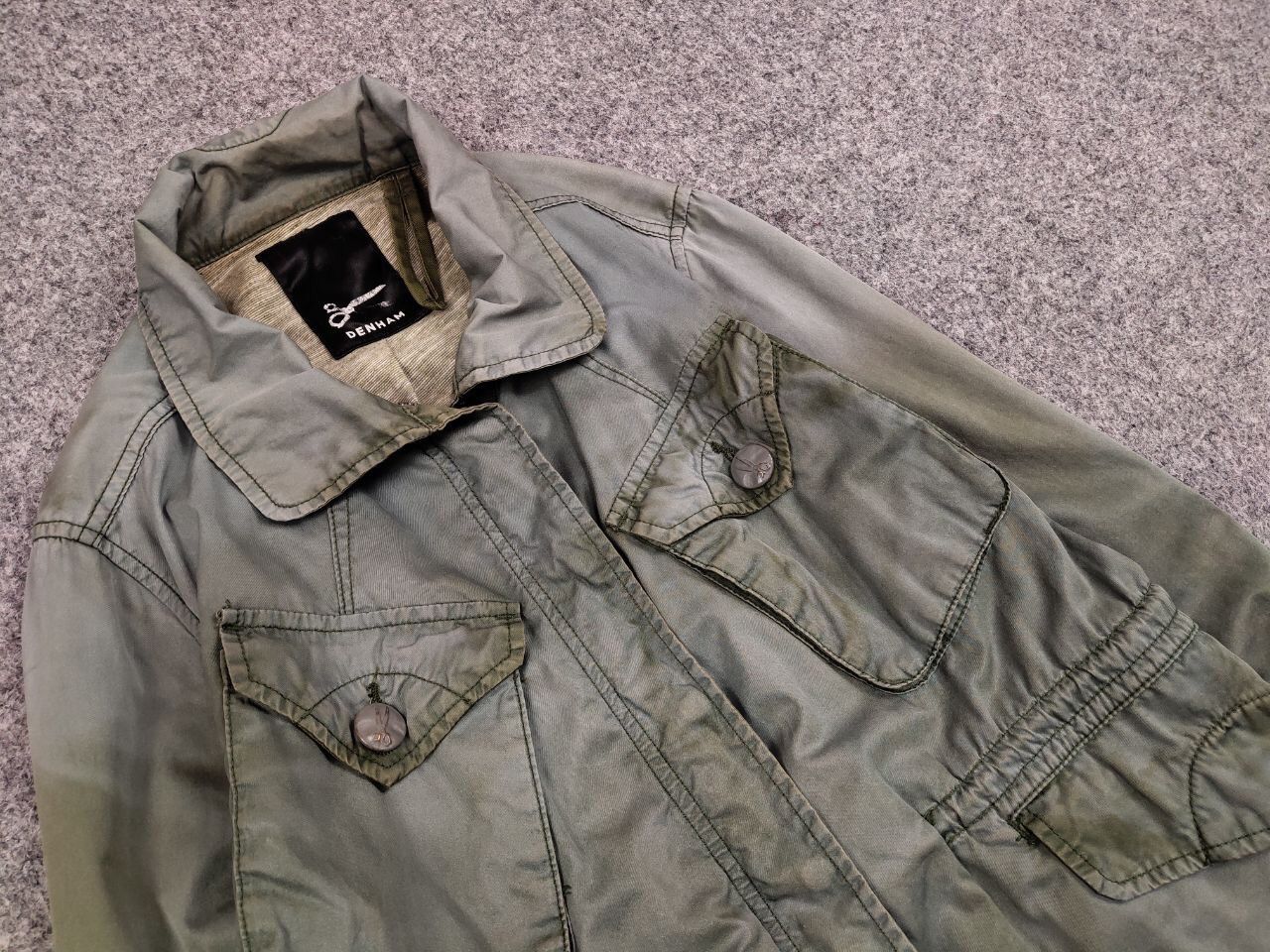 DENHAM Vintage Denham Hobo Japanese Garment dyed Pocket Jacket Size M / US 6-8 / IT 42-44 - 12 Thumbnail