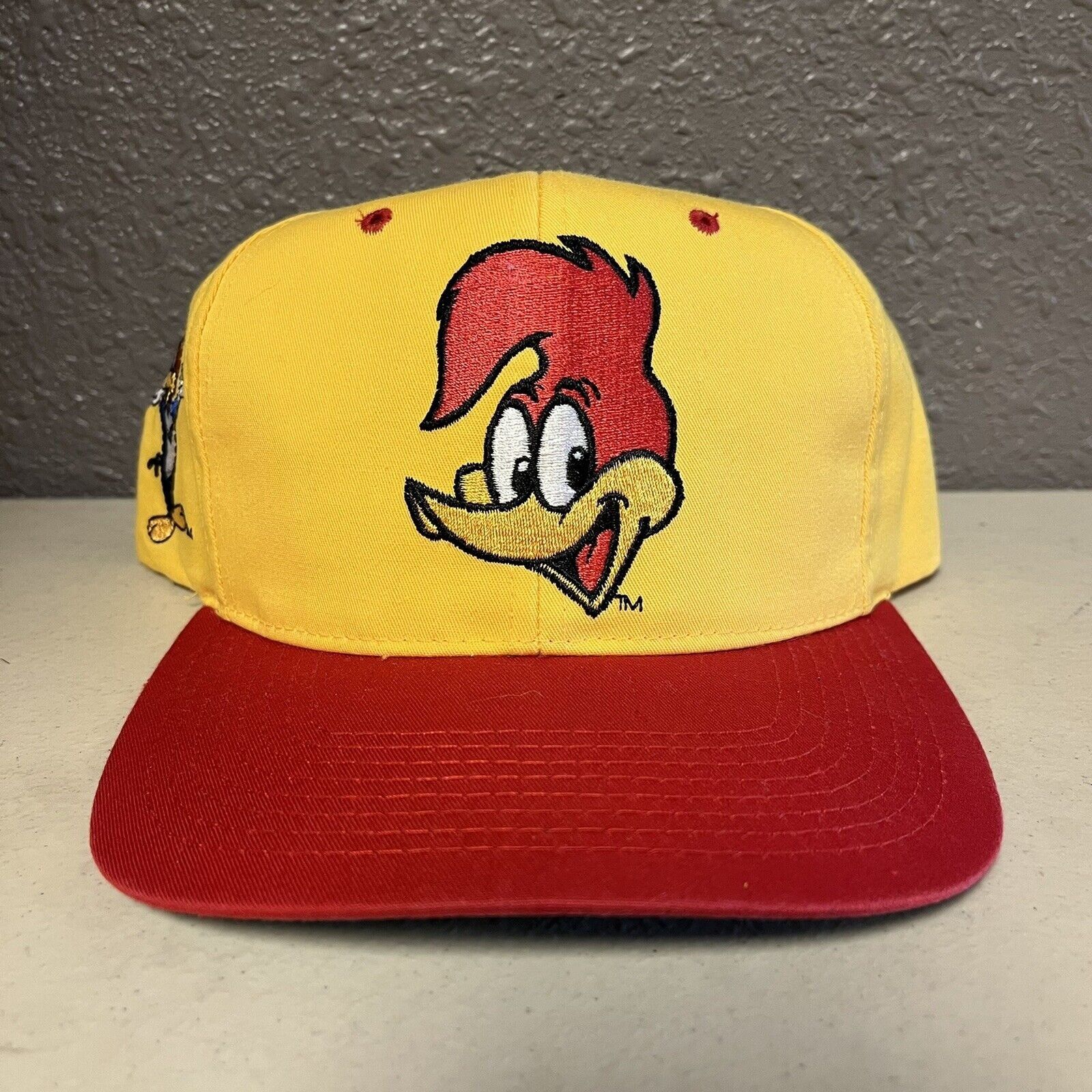 Vintage VTG SPORTS WOODY WOODPECKER AMERICAN NEEDLE TOON BLOCKHEAD S ...