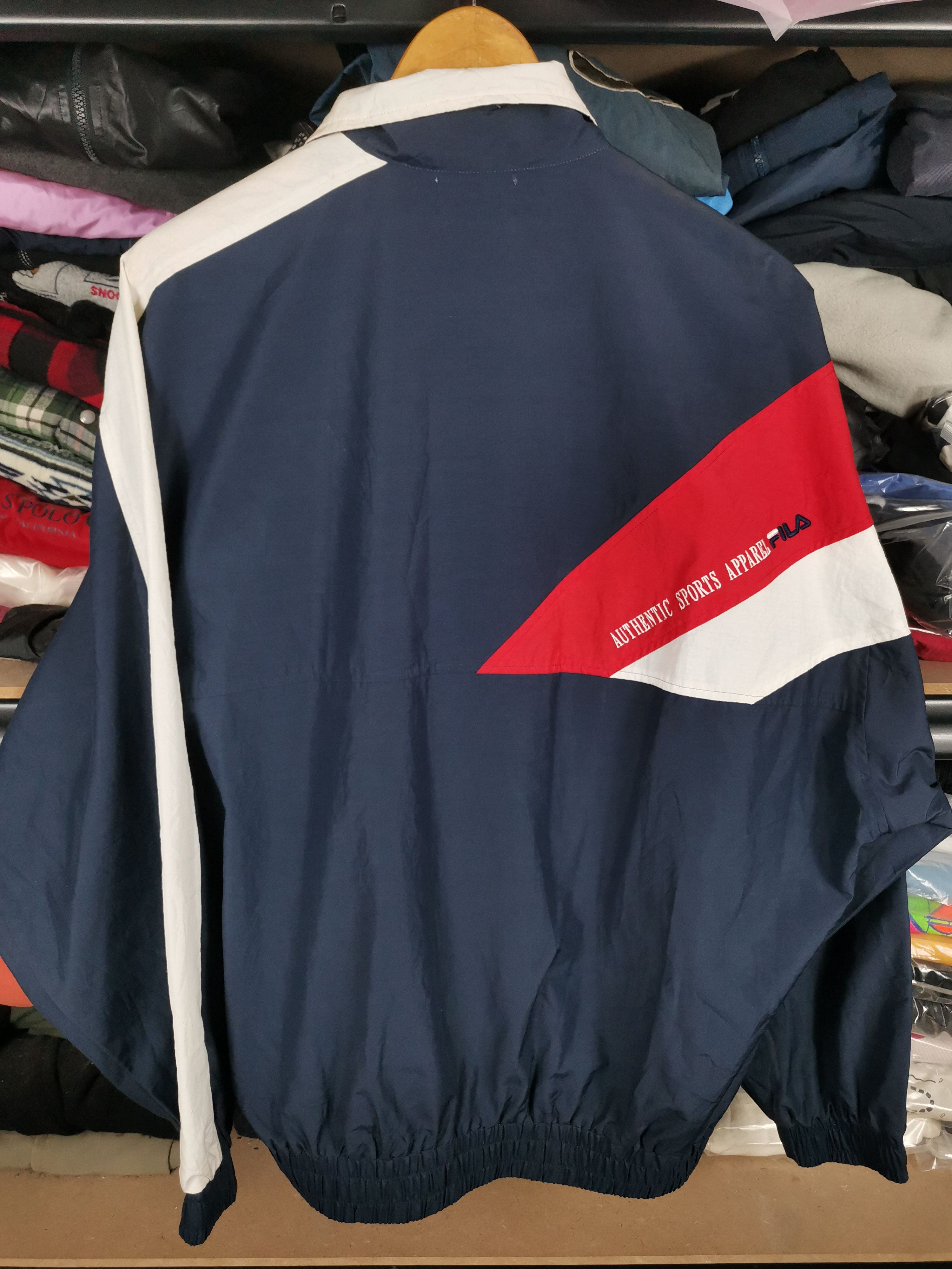 Fila Vintage Fila Windbreaker Jacket Size US XL / EU 56 / 4 - 4 Thumbnail