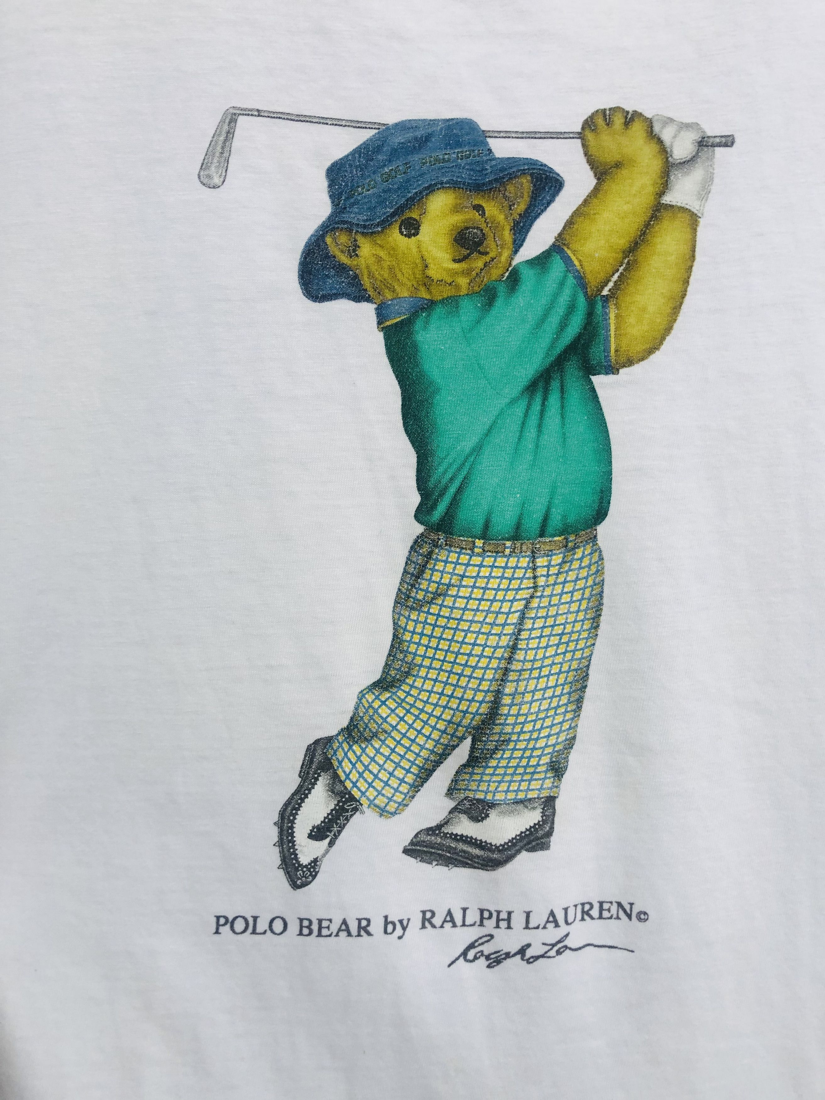 Polo Ralph Lauren Vintage Polo Bear Ralph Lauren Streetwear Fashion Style Size US L / EU 52-54 / 3 - 3 Thumbnail