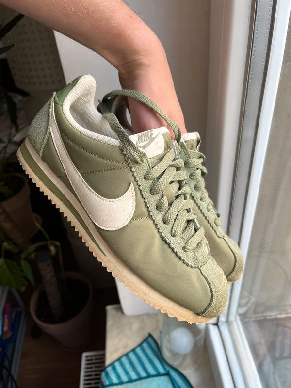 Nike Cortez Nylon Palm Green US6 5 Grailed