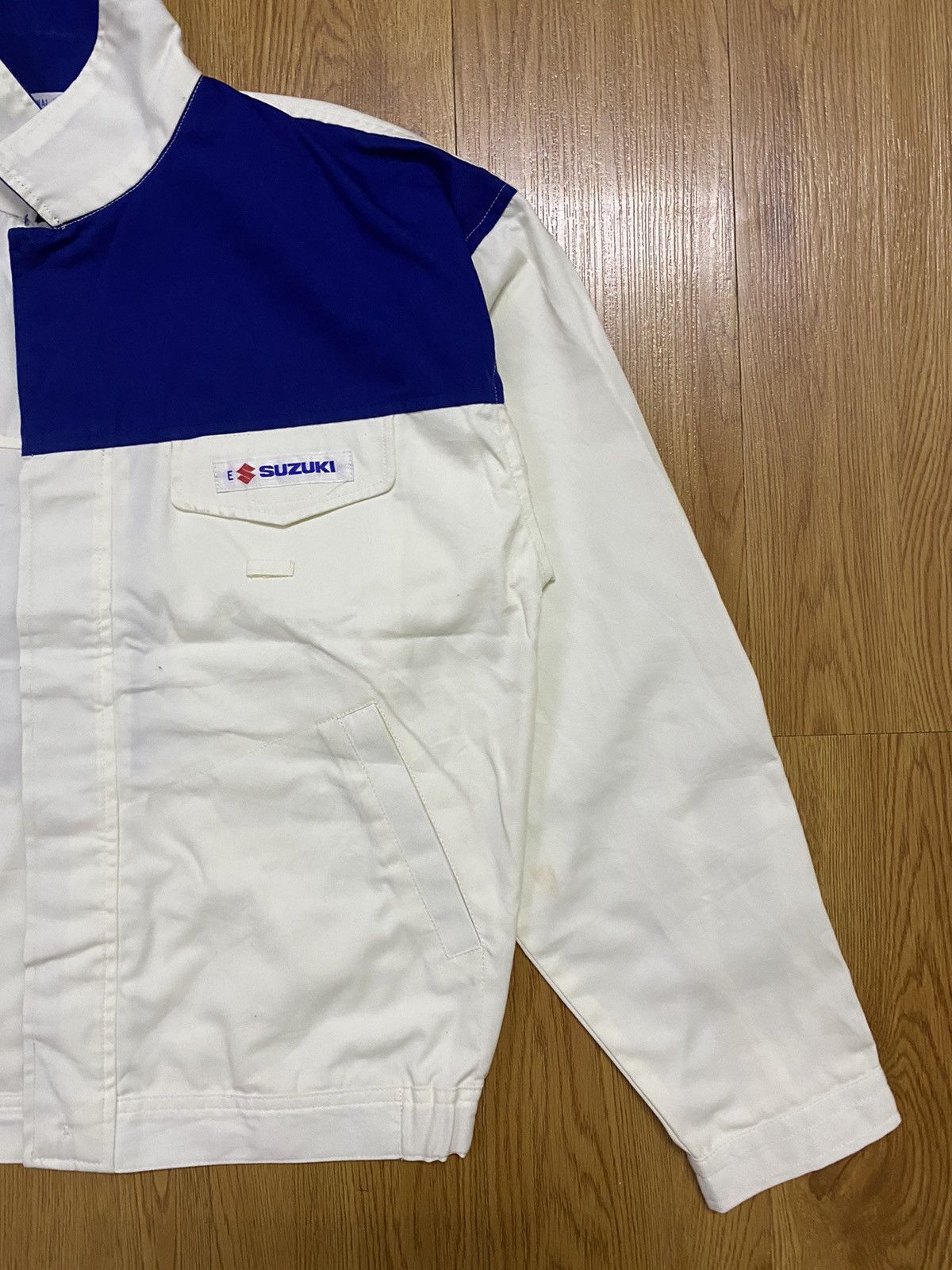 Japanese Brand Vintage Suzuki Patch Logo Buttons Workwear Jacket Size US L / EU 52-54 / 3 - 3 Thumbnail