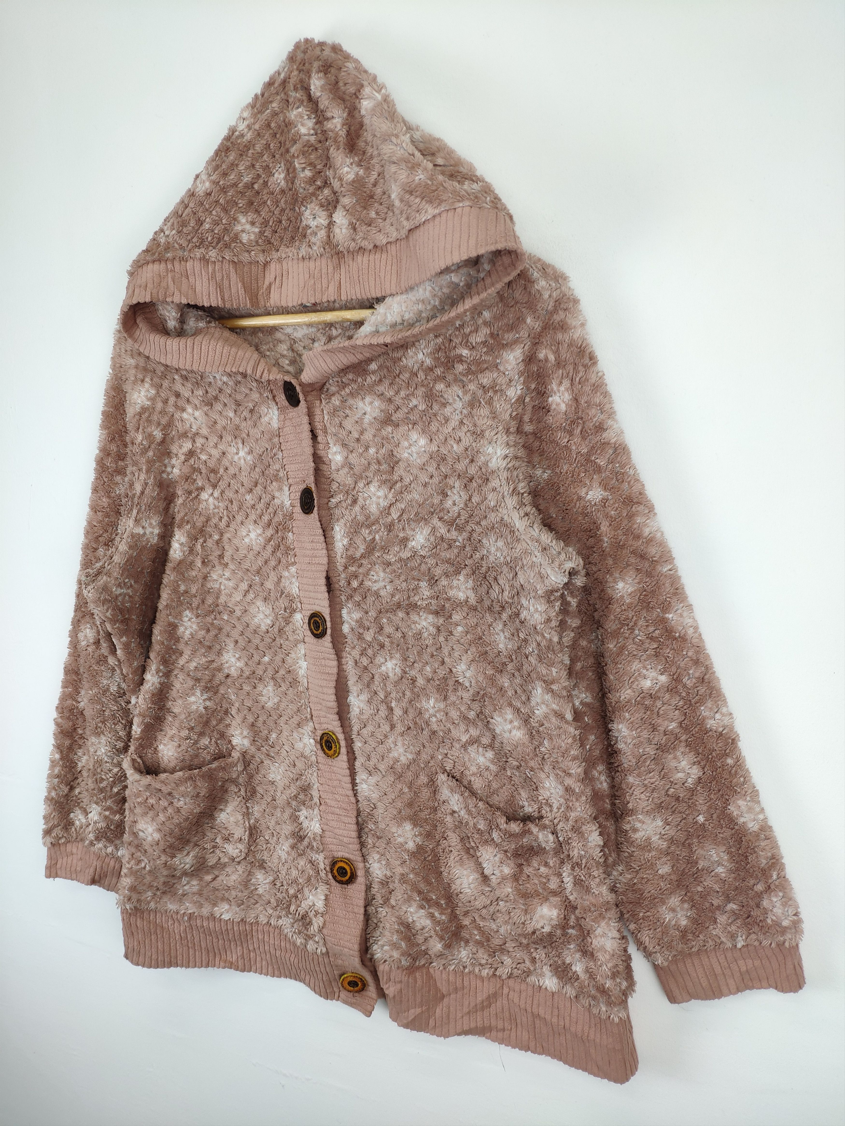 Japanese Brand OFFER💥 Vintage Fleece Cardigan Hoodie Size M / US 6-8 / IT 42-44 - 2 Thumbnail