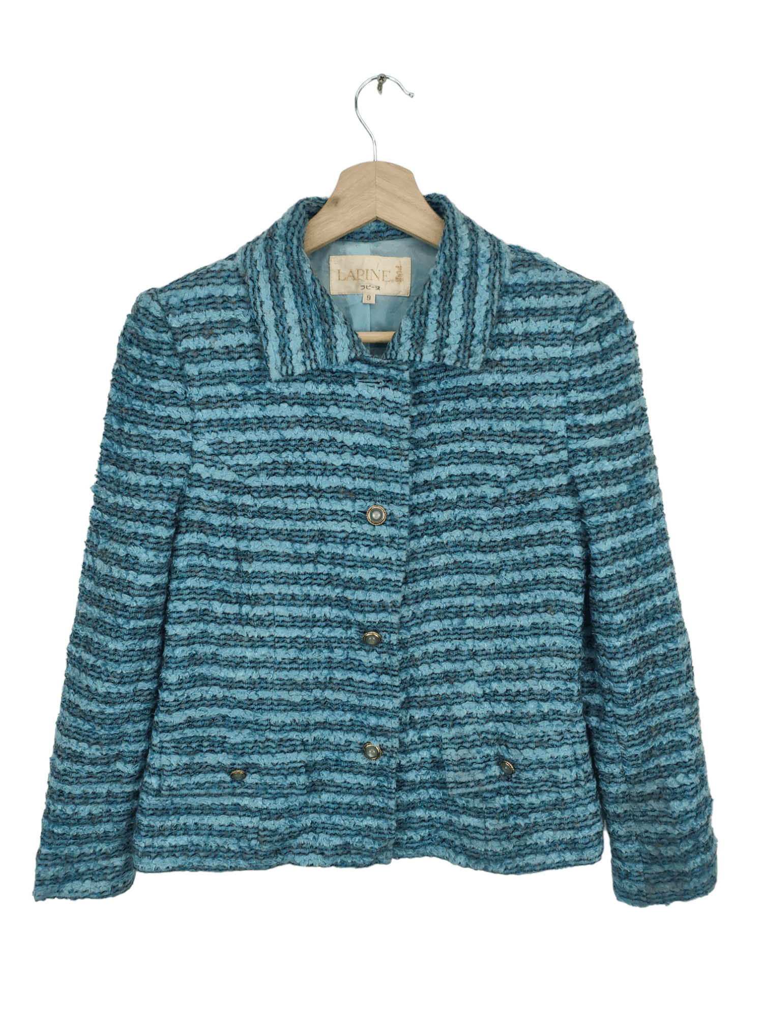 Japanese Brand Vintage Wool Tweed Jacket Chanel Style Size XS / US 0-2 / IT 36-38 - 1 Thumbnail
