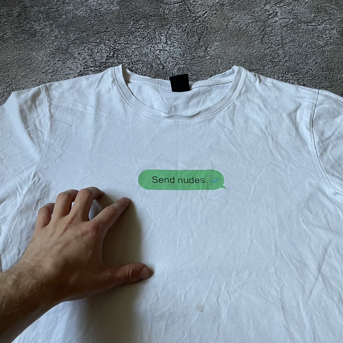 Vintage Vintage Y2K Graphic Tee Sun Faded Humor Streetwear Cropped L Size US L / EU 52-54 / 3 - 1 Thumbnail