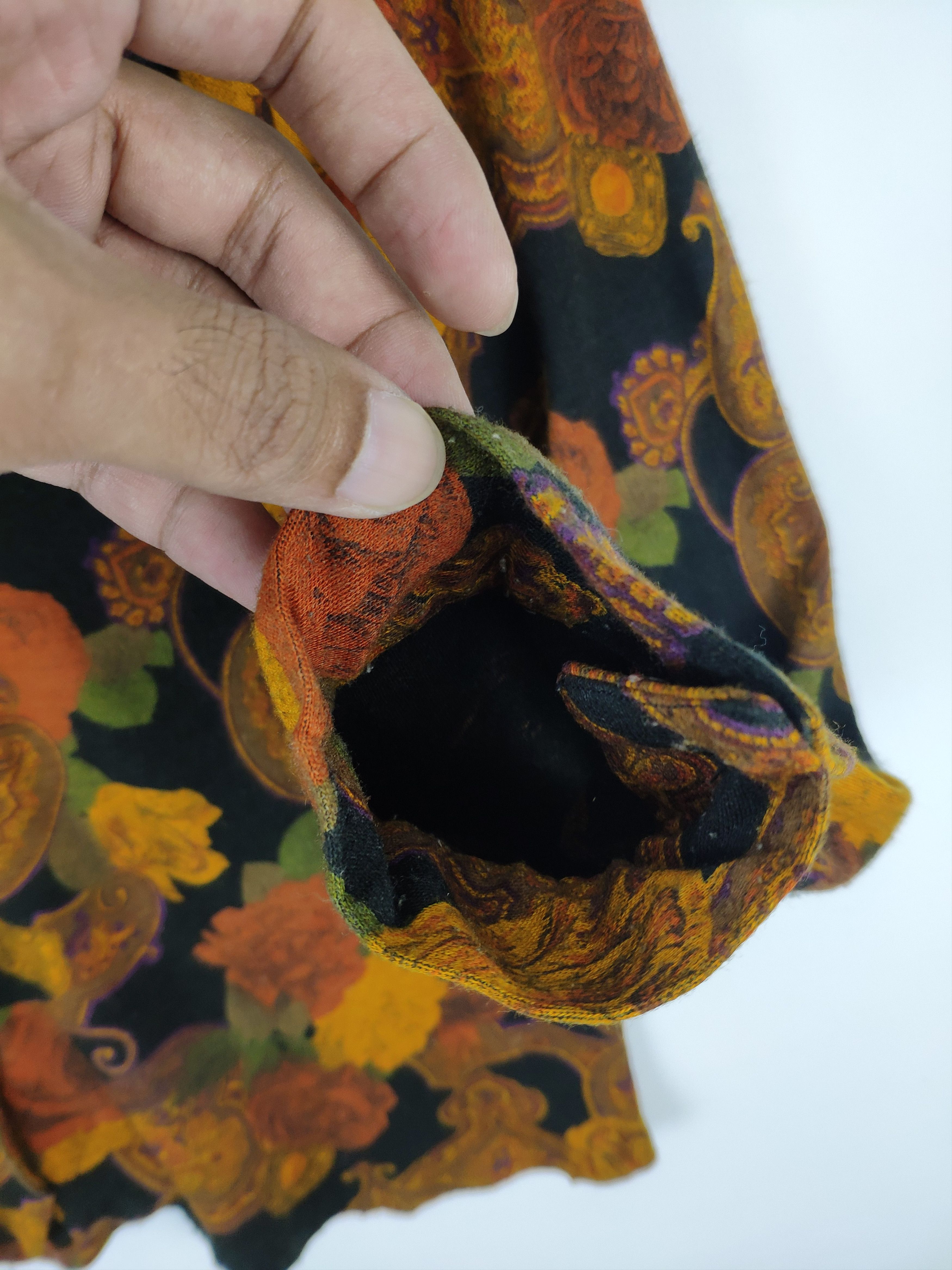 Japanese Brand Vintage Wool Shirt Button Up All Over Print Size M / US 6-8 / IT 42-44 - 8 Thumbnail