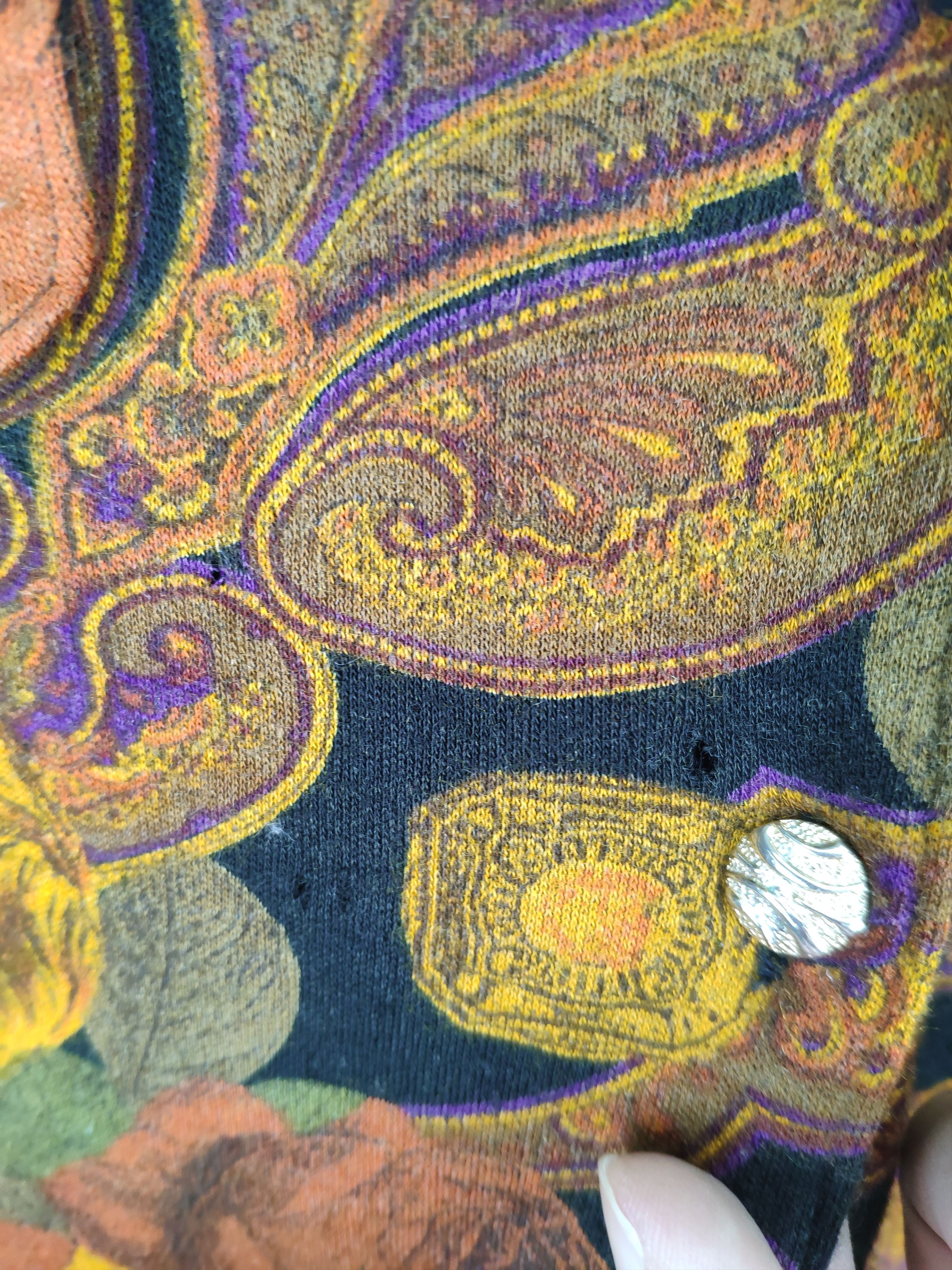 Japanese Brand Vintage Wool Shirt Button Up All Over Print Size M / US 6-8 / IT 42-44 - 10 Thumbnail