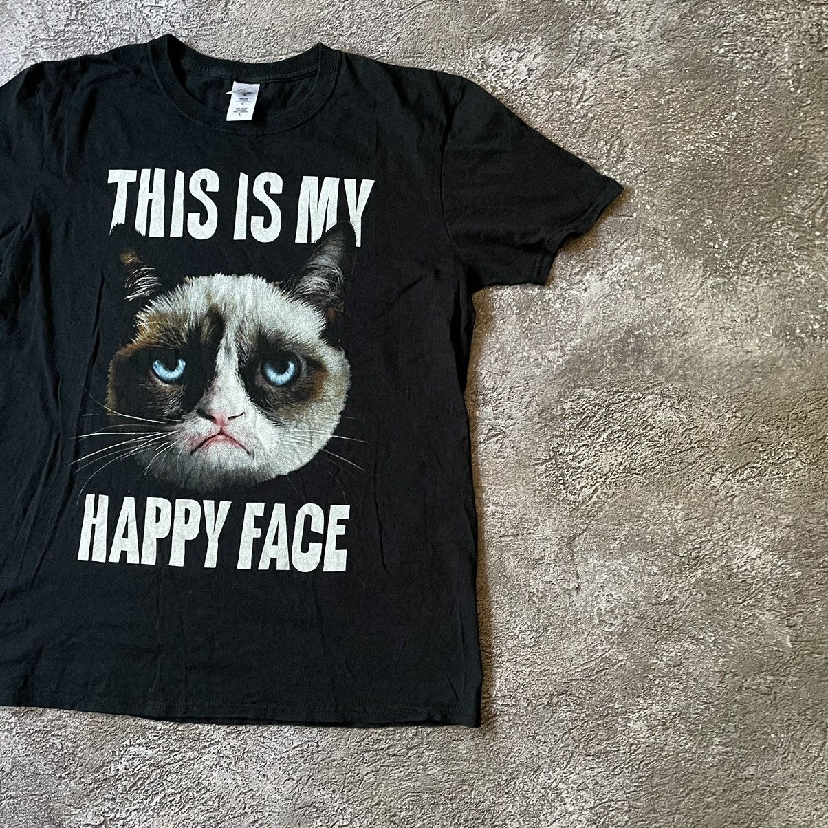 Vintage Y2K Grumpy Cat Graphic Tee Vintage Funny Streetwear Slim L Size US L / EU 52-54 / 3 - 3 Thumbnail