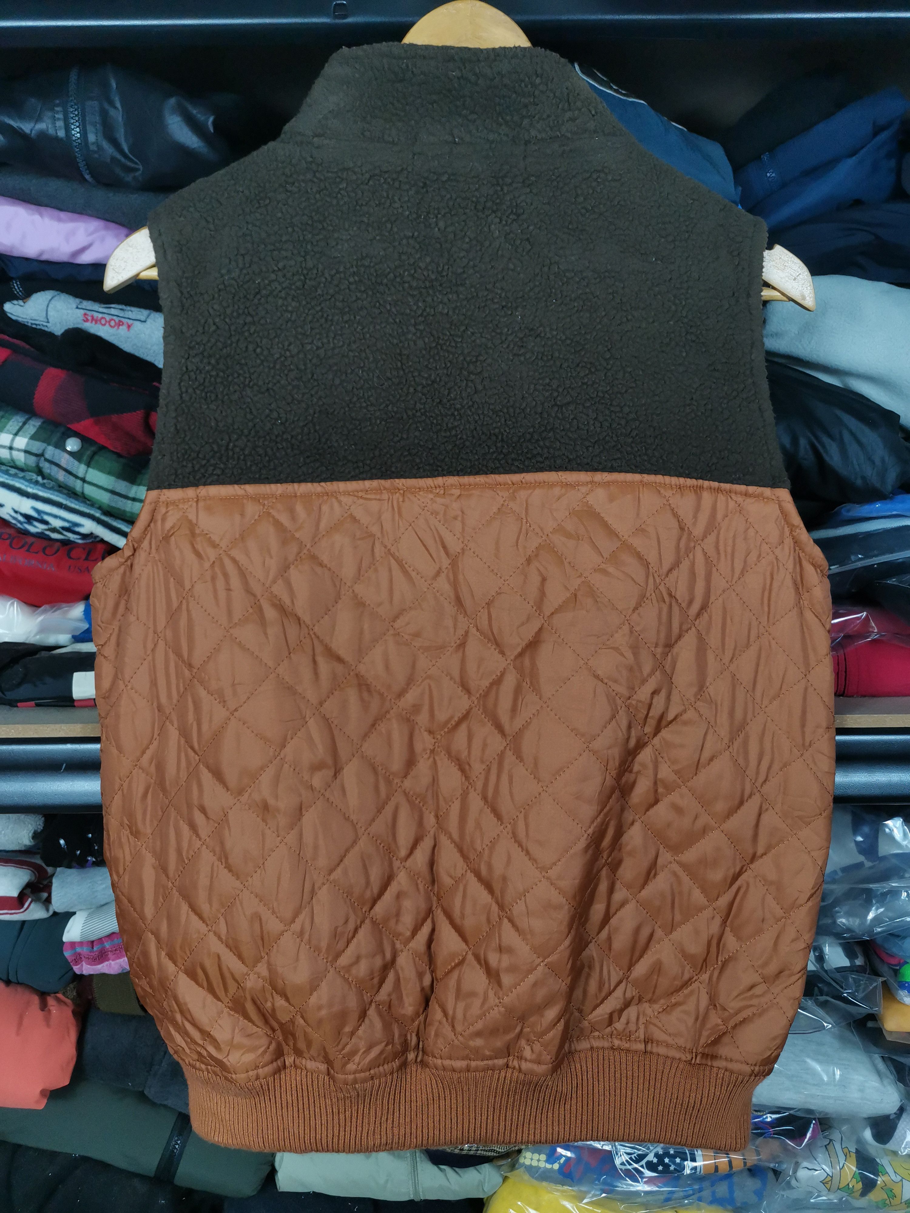 Japanese Brand Vintage Kansai Jeans Fleece Quilted Vest Size US M / EU 48-50 / 2 - 3 Thumbnail