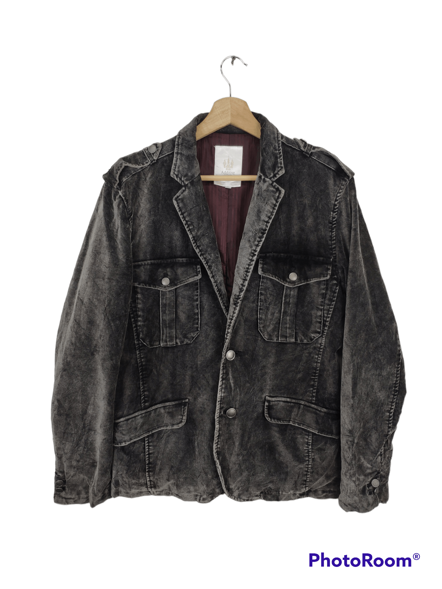 Japanese Brand × Velvet × Vintage Vintage 90s Velvet Blazer Jacket by Additive Size US M / EU 48-50 / 2 - 1 Thumbnail