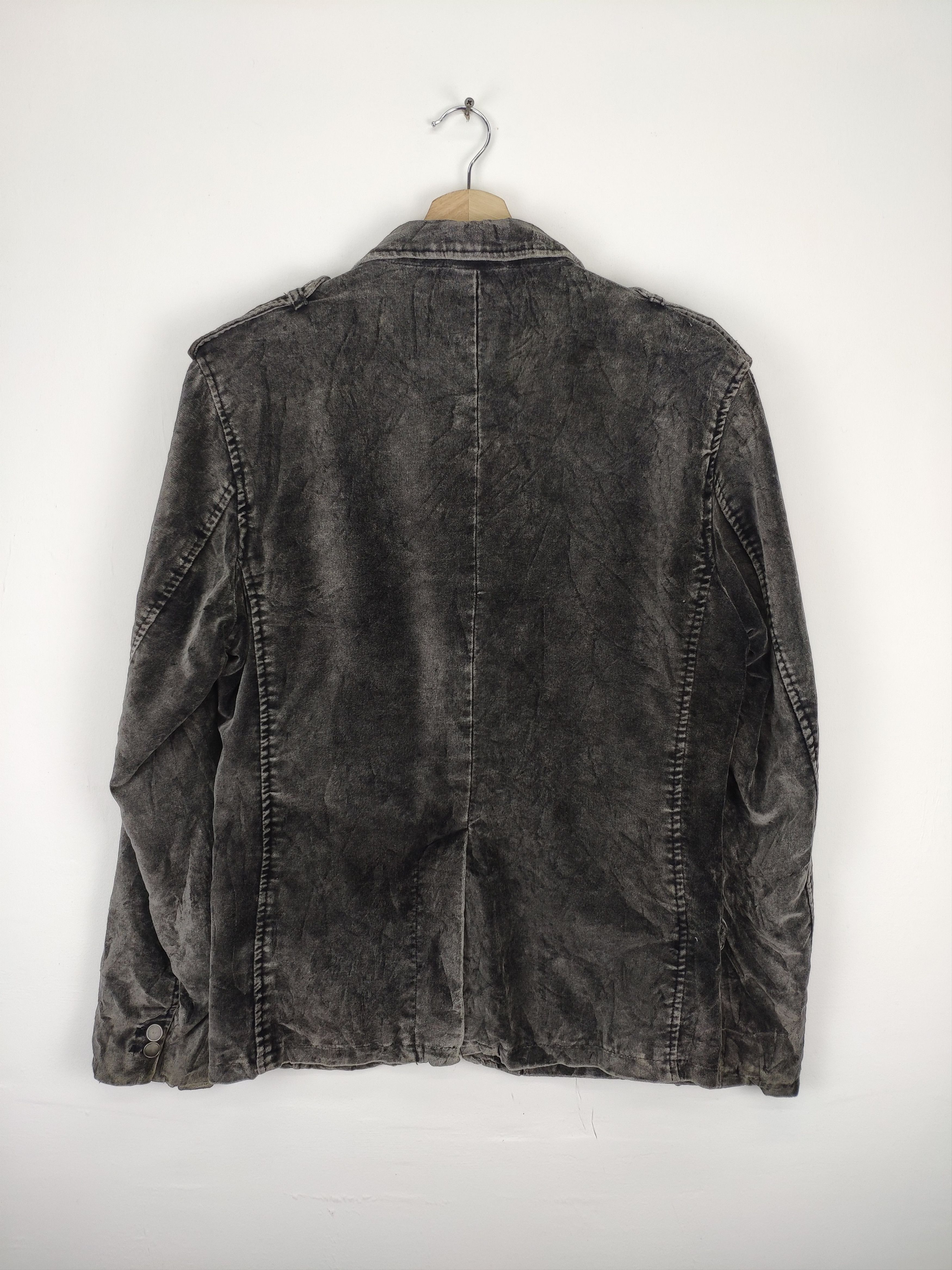 Japanese Brand × Velvet × Vintage Vintage 90s Velvet Blazer Jacket by Additive Size US M / EU 48-50 / 2 - 15 Thumbnail