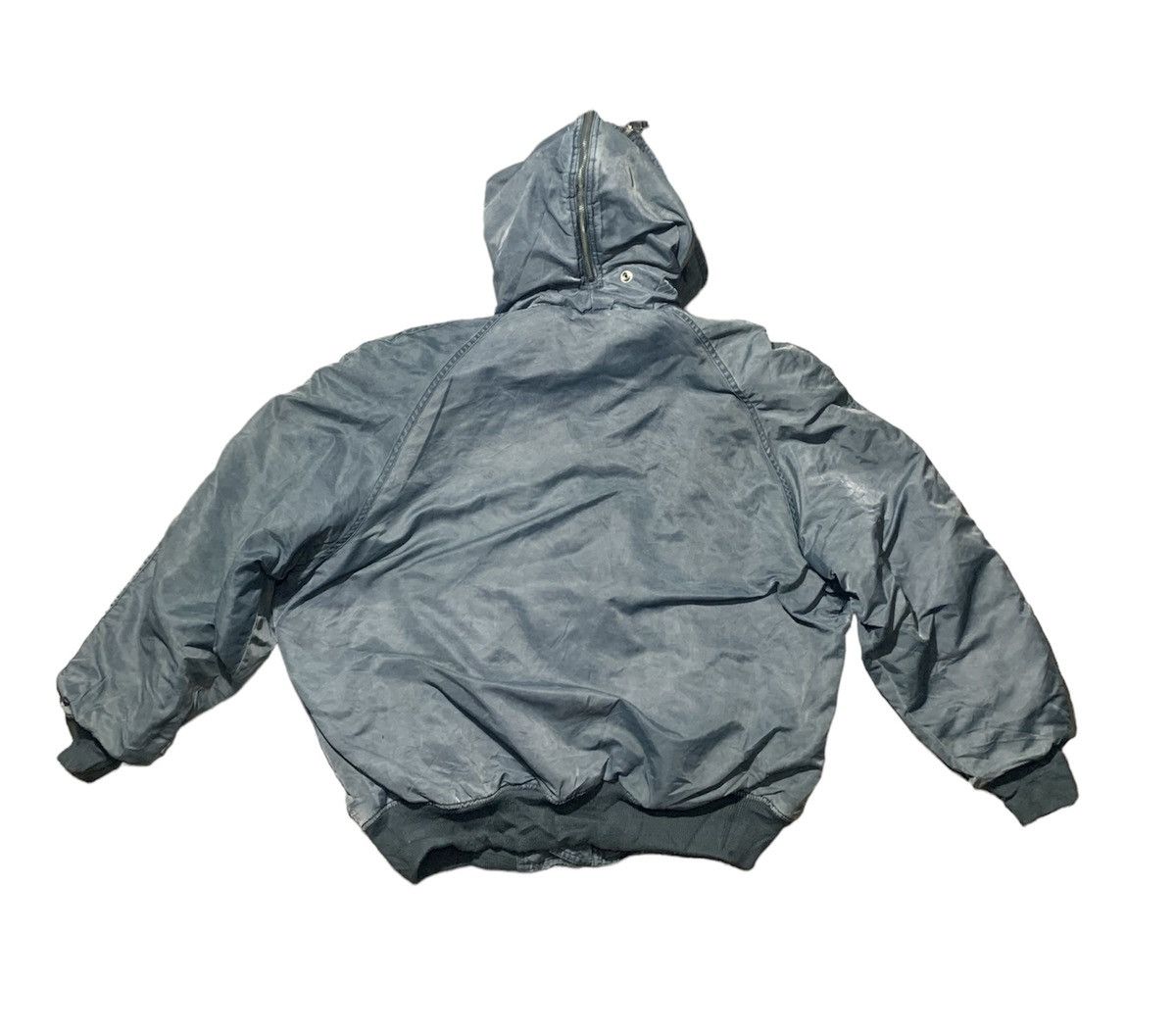 Vintage Vintage 80s Military NB-2 Ma-1 Flight Bomber Jacket Size US L / EU 52-54 / 3 - 4 Thumbnail