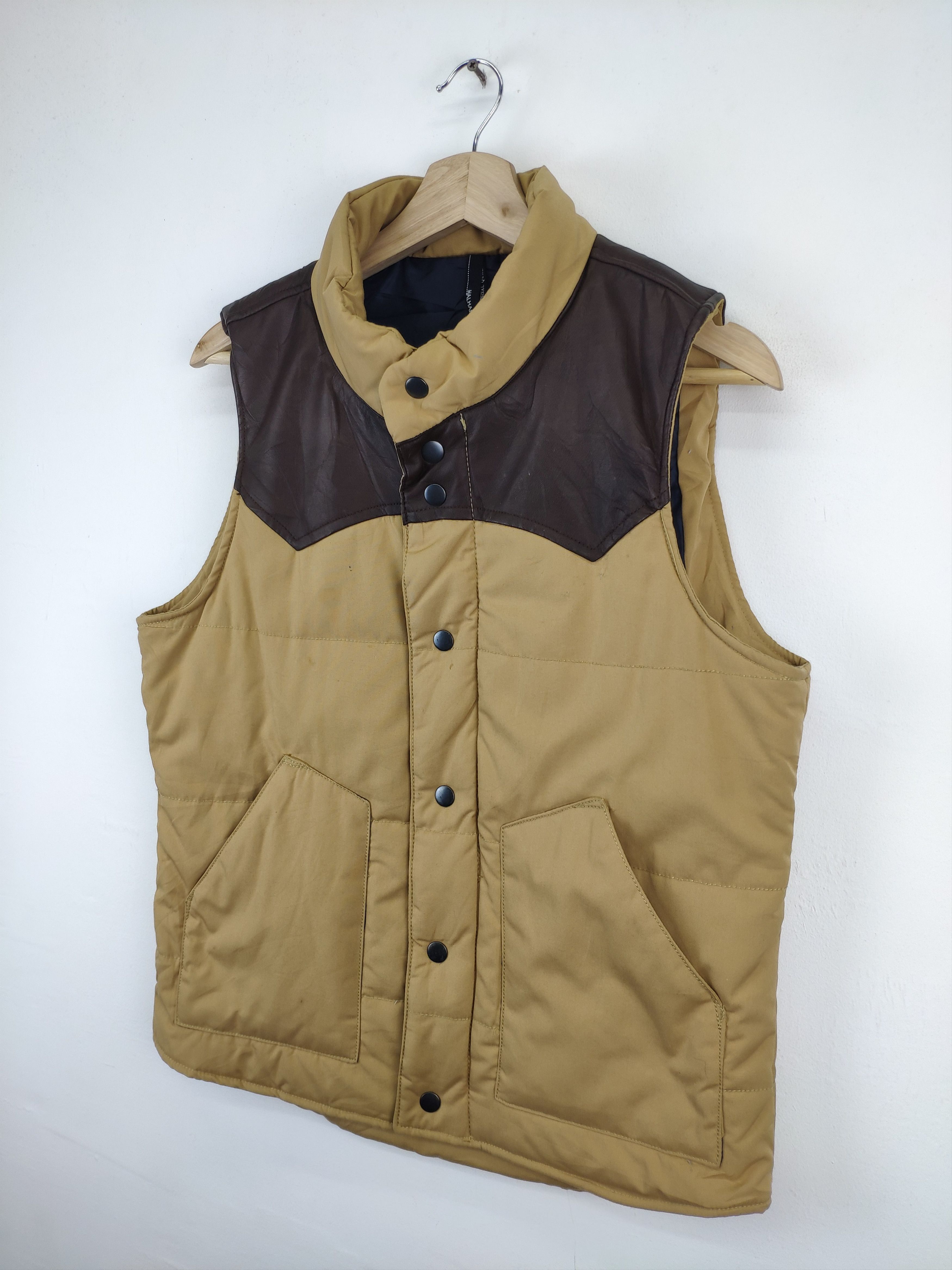 Japanese Brand × Vintage Vintage Puffer Vest by Halham Moncler Style Size US M / EU 48-50 / 2 - 6 Thumbnail