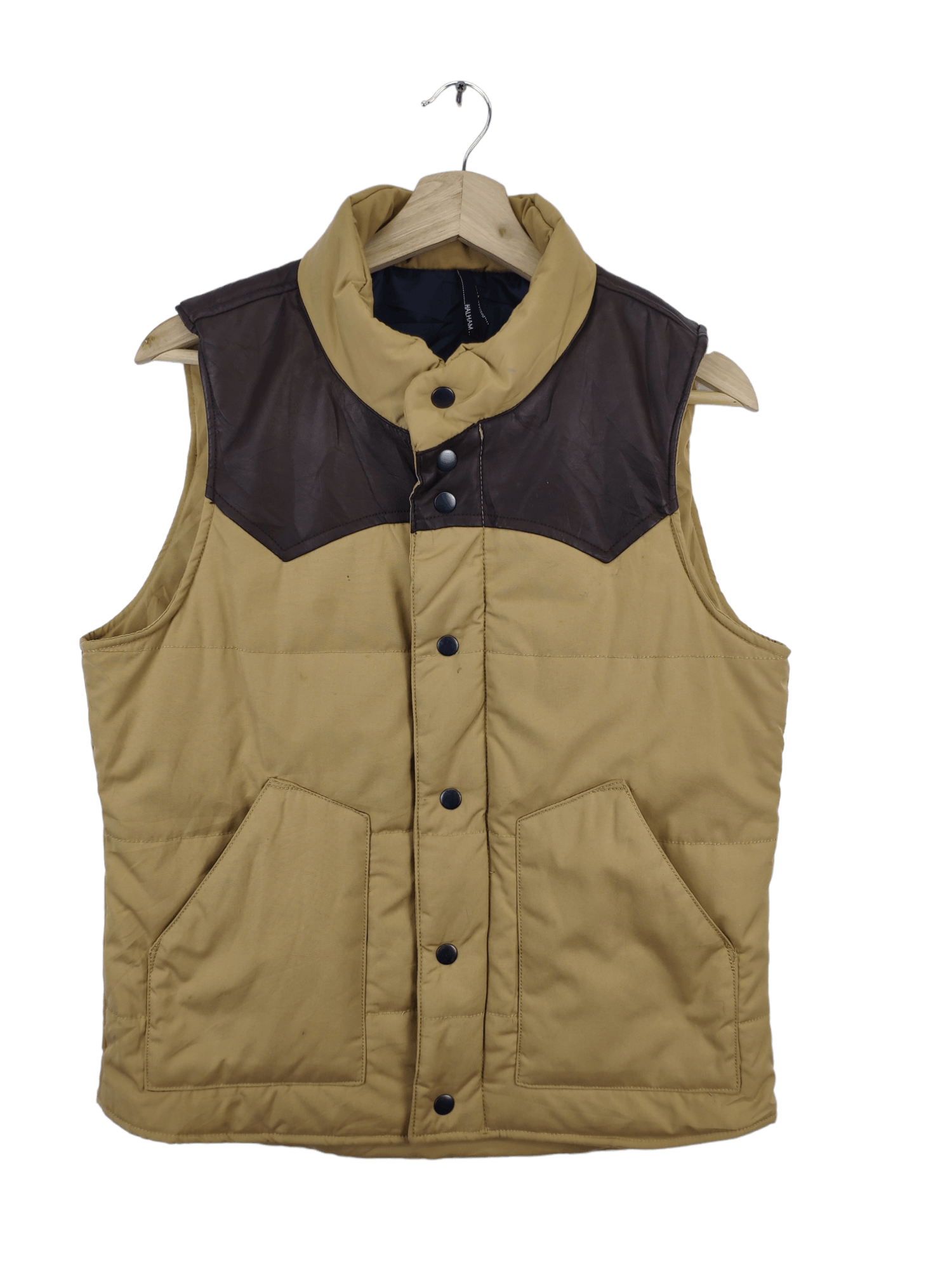 Japanese Brand × Vintage Vintage Puffer Vest by Halham Moncler Style Size US M / EU 48-50 / 2 - 1 Thumbnail