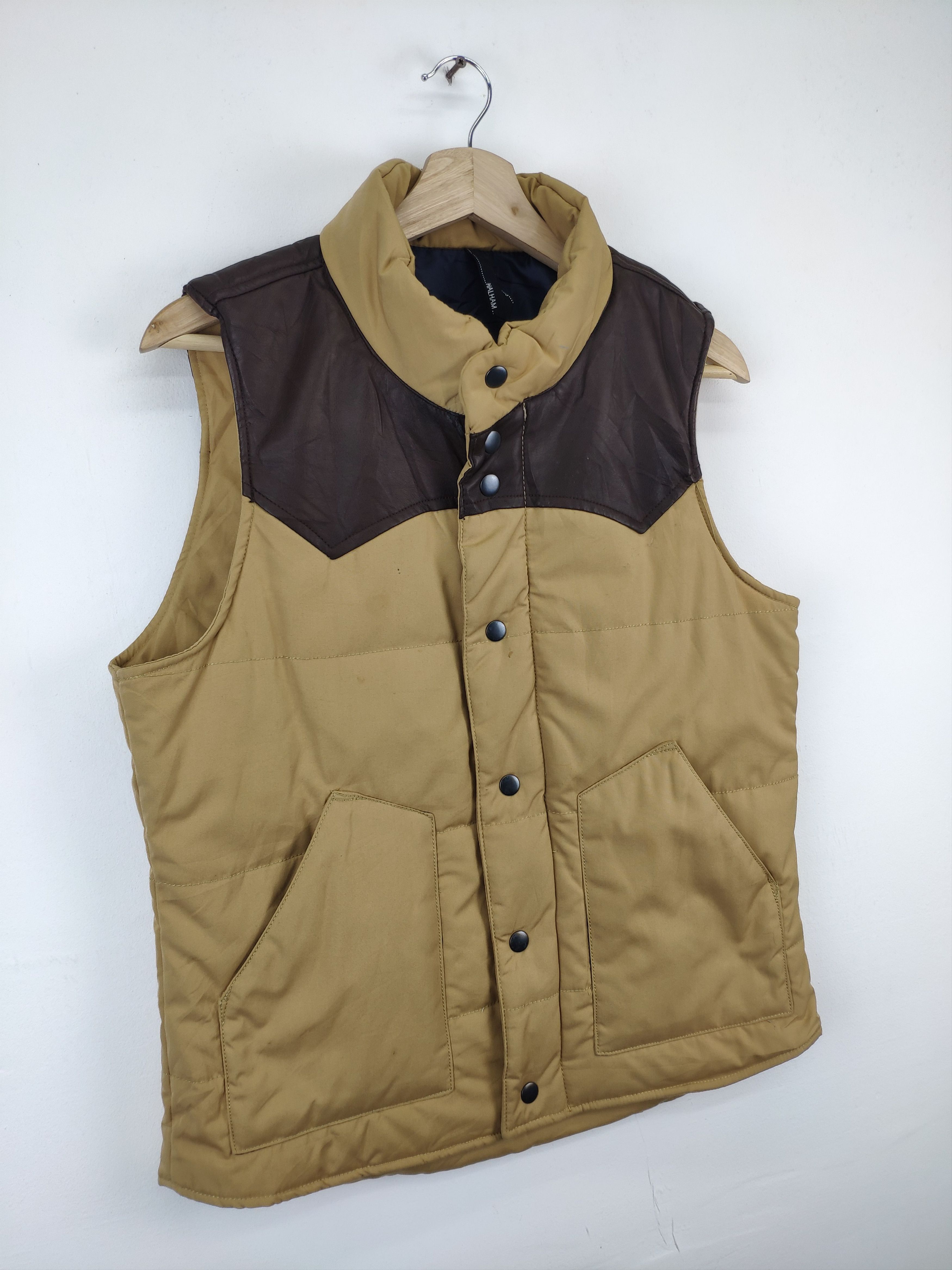 Japanese Brand × Vintage Vintage Puffer Vest by Halham Moncler Style Size US M / EU 48-50 / 2 - 7 Thumbnail