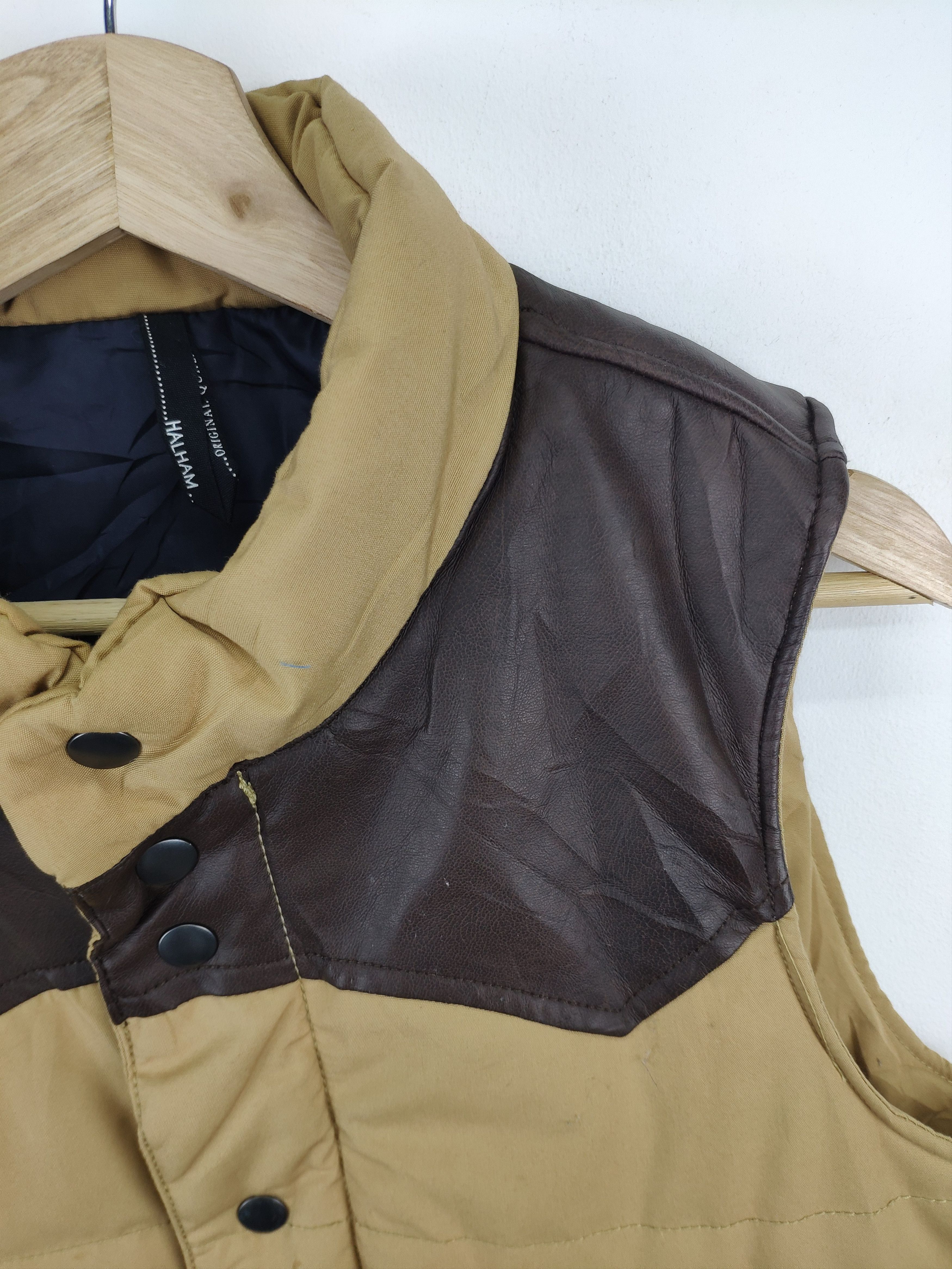 Japanese Brand × Vintage Vintage Puffer Vest by Halham Moncler Style Size US M / EU 48-50 / 2 - 8 Thumbnail