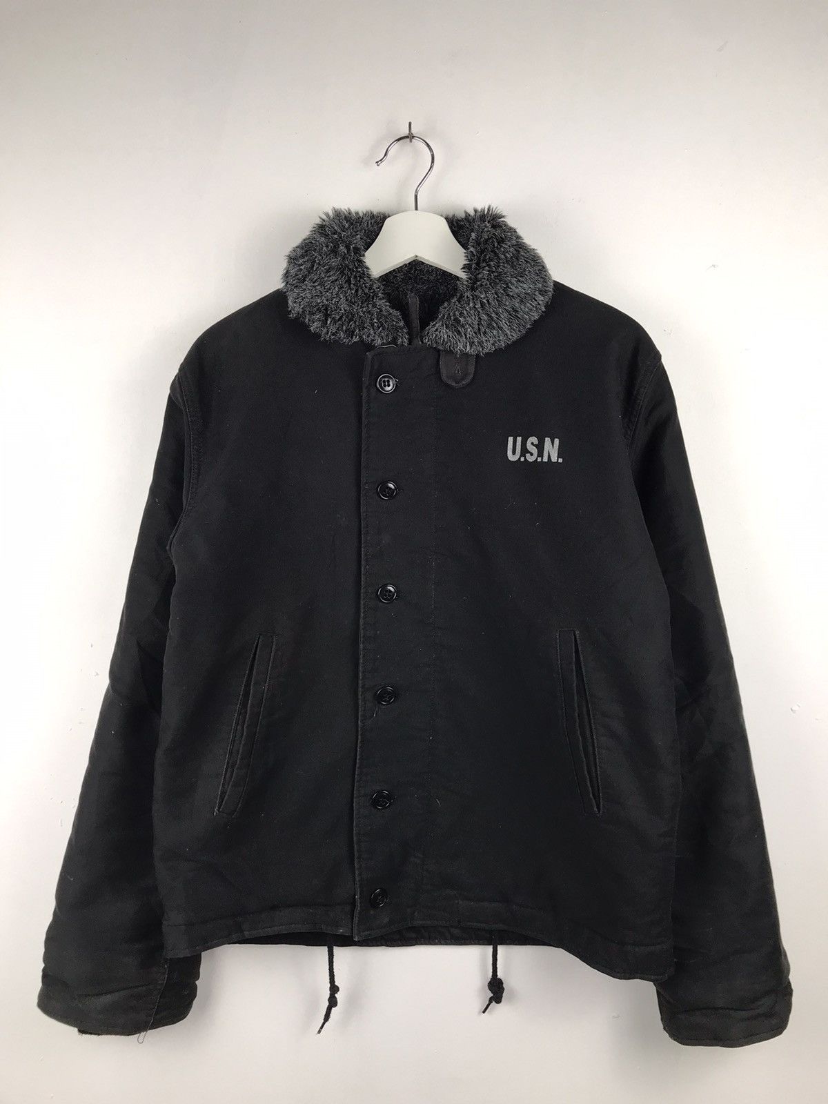 Vintage Navy Jacket - M