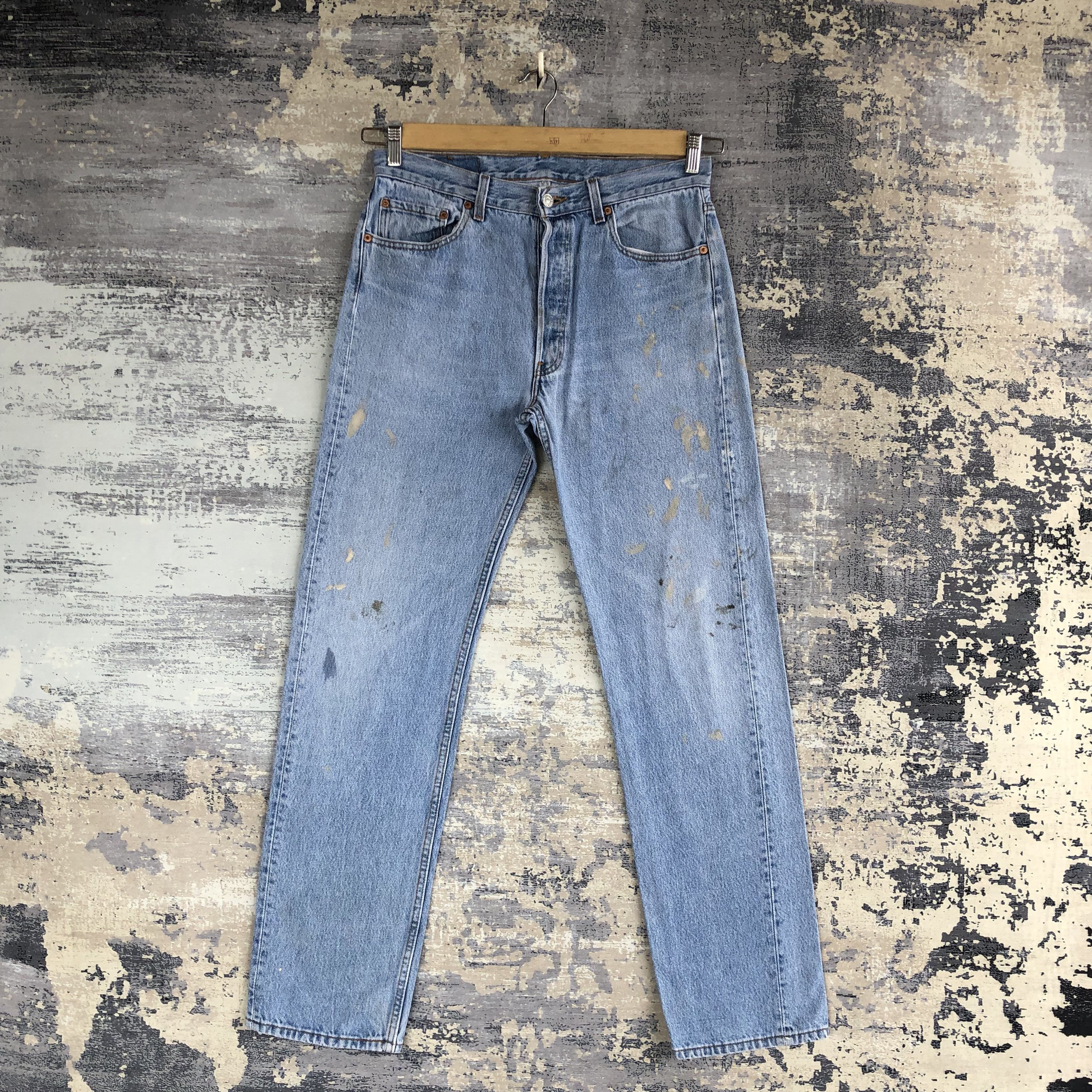 Vintage Vintage Levis 501 Paint Splatter Jeans Levis Denim Pants Grailed