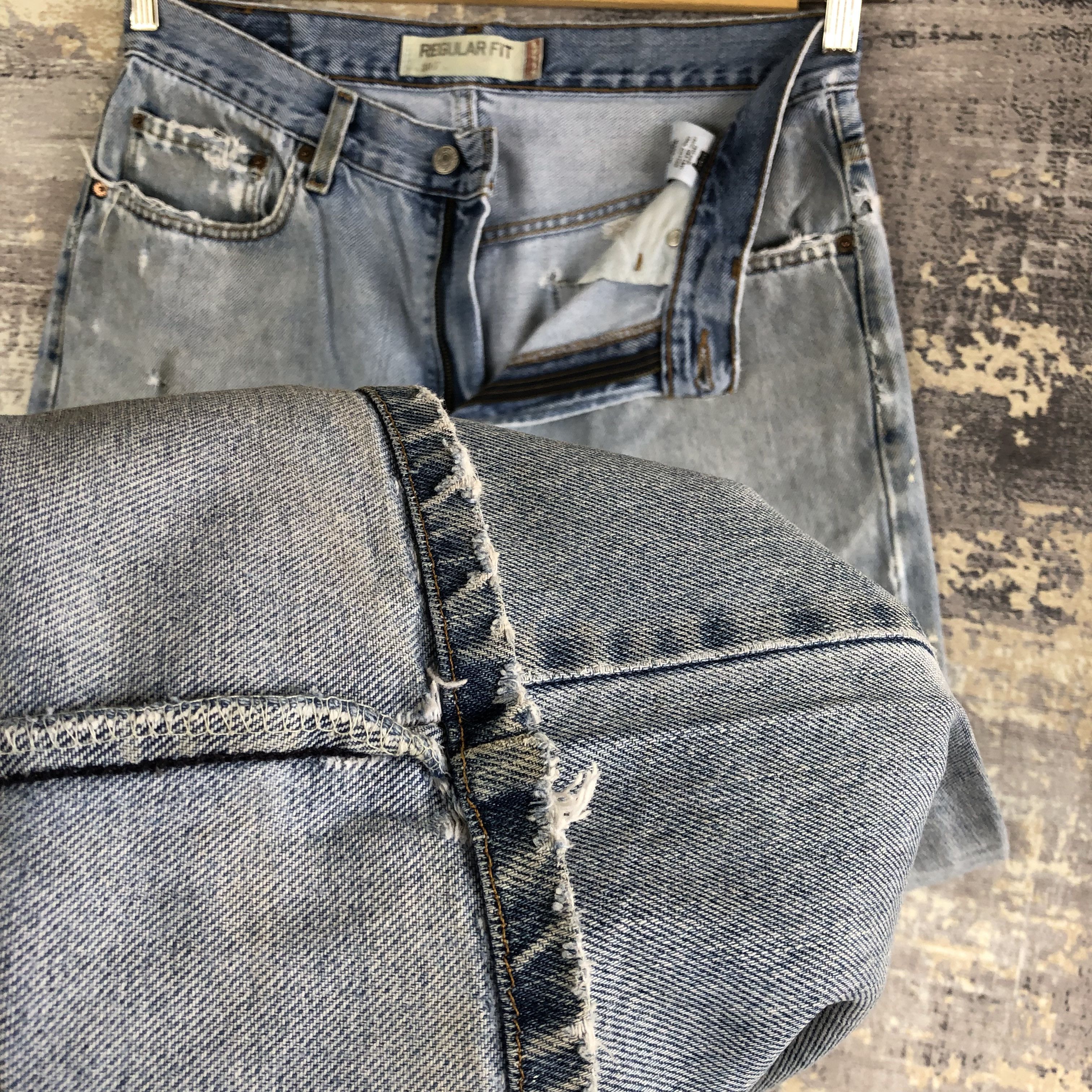 Levi's Vintage Levis Distressed Jeans Levis 505 Faded Denim Pants Size US 32 / EU 48 - 8 Thumbnail