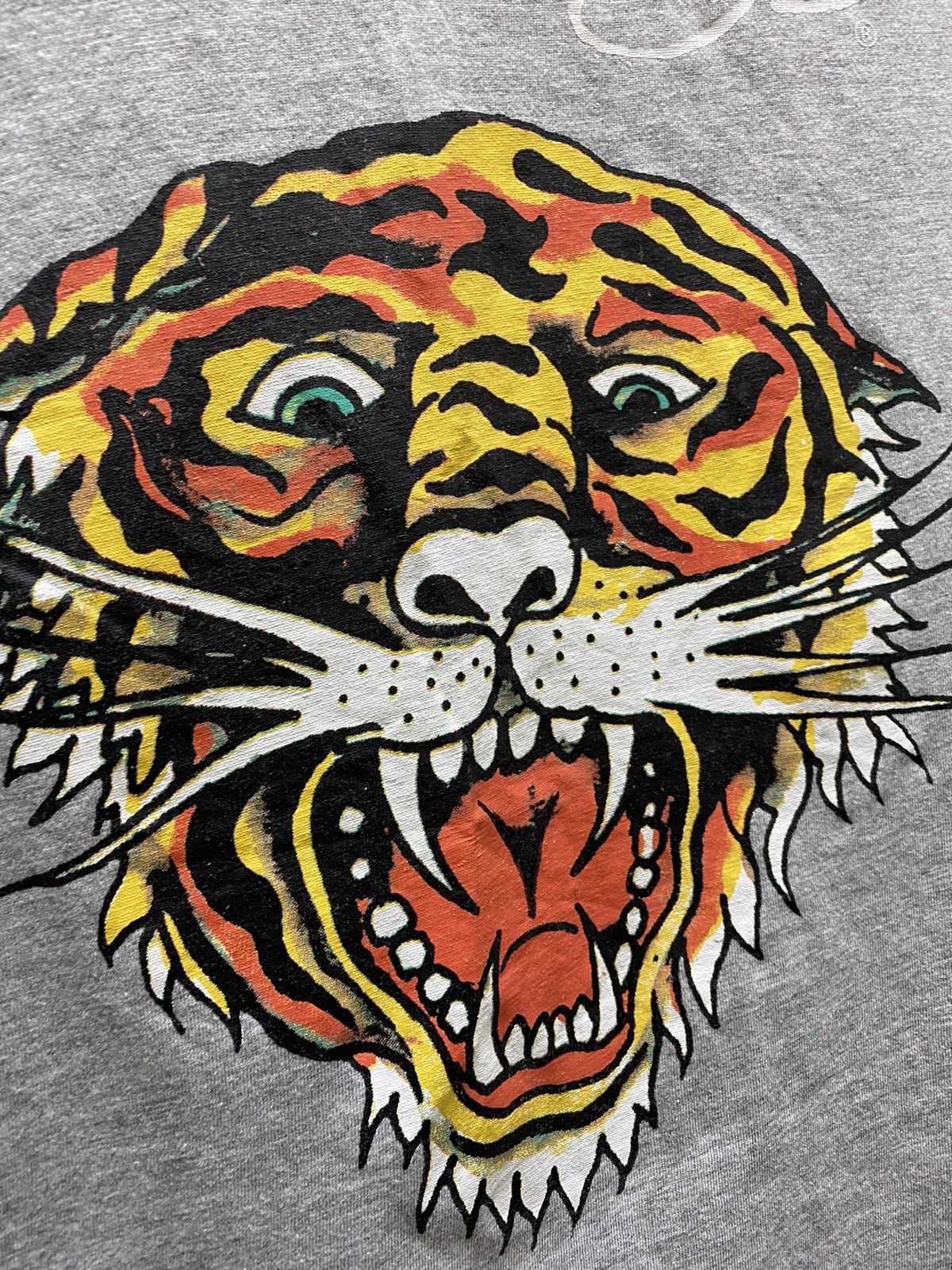 Ed Hardy Ed Hardy Tiger Grey T shirt Logo Christian Audiger Men’s XL Size US XL / EU 56 / 4 - 9 Thumbnail