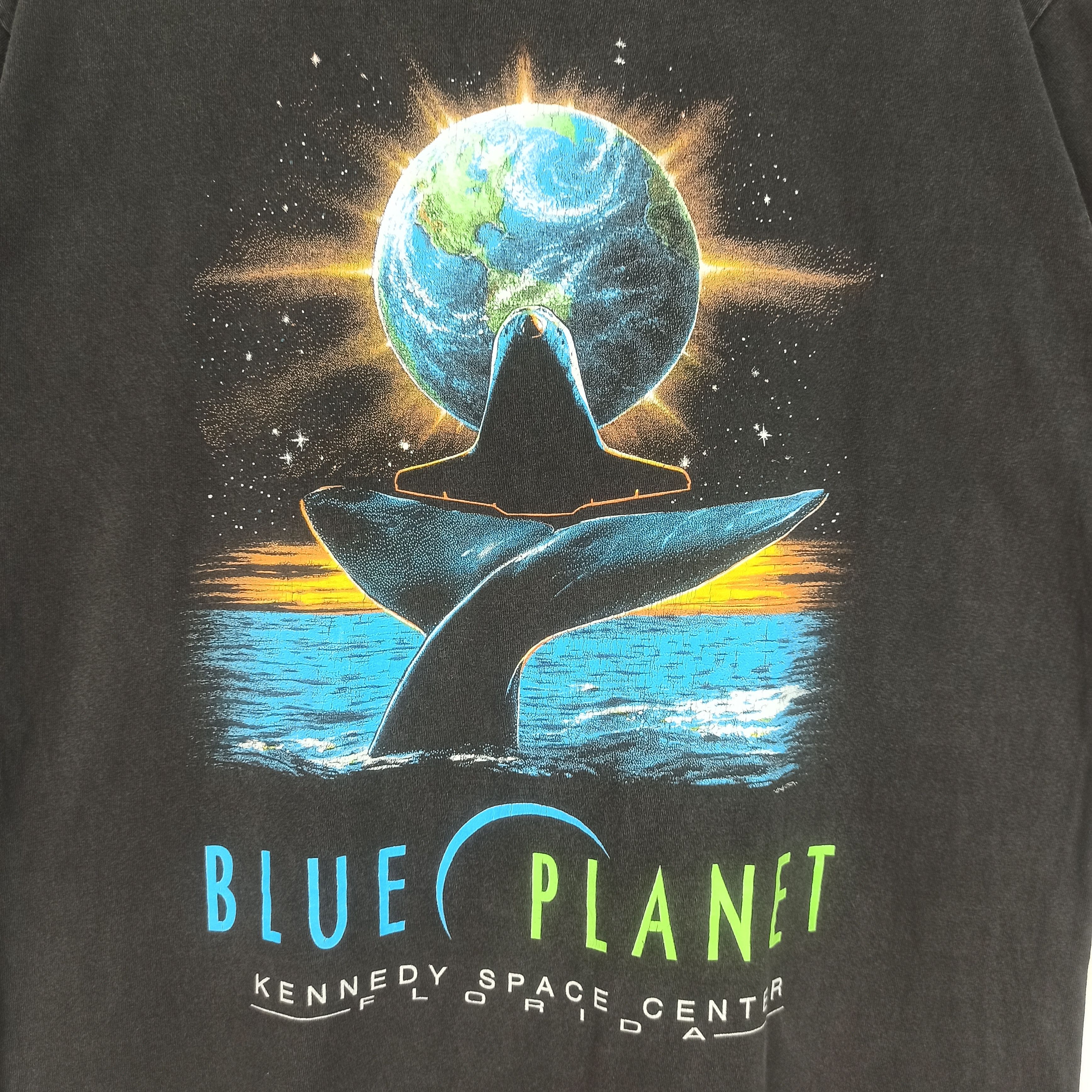 Vintage Blue Planet Kennedy Space Center Florida T-shirt