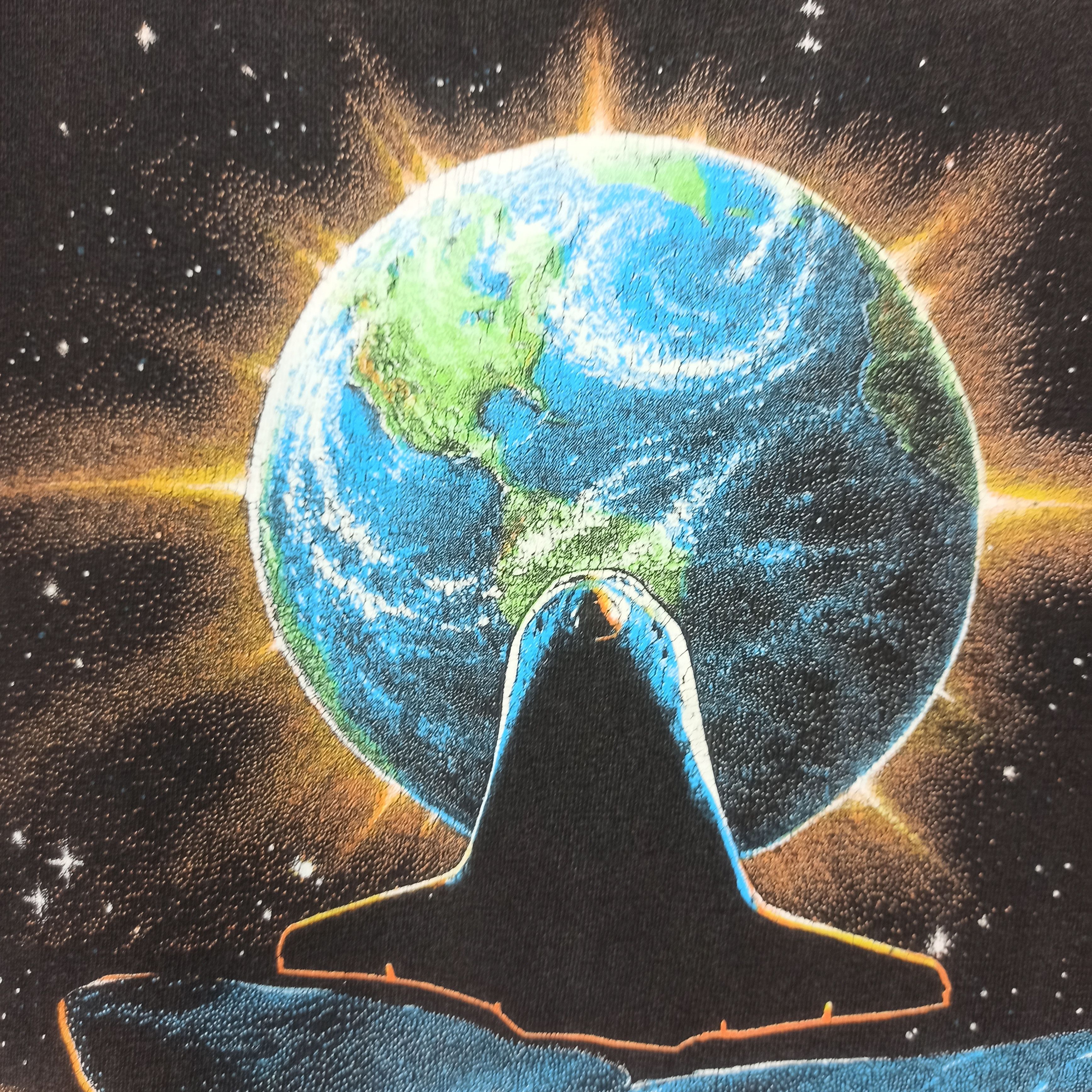 Vintage Blue Planet Kennedy Space Center Florida T-shirt