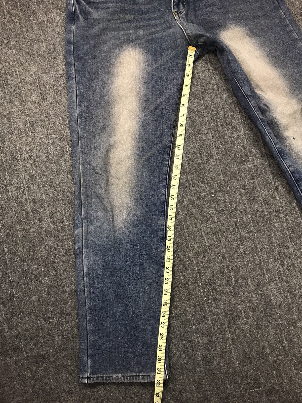 Japanese Brand Jun Dol Jeans Japanese Brand Distressed Denim Indigo Jeans Size US 33 - 12 Thumbnail