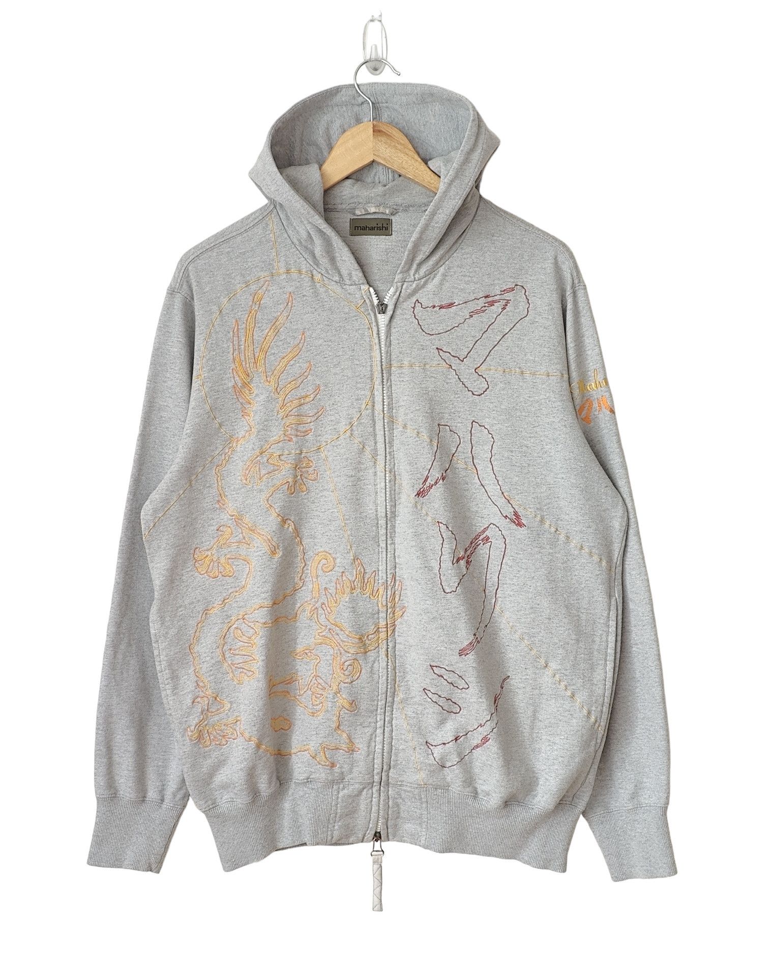 Maharishi Maharishi Dragon Embroidered Zip Hoodie RARE | Grailed