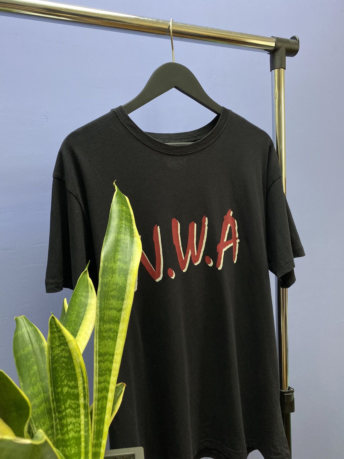 Rap Tees NWA Big Logo T Shirt Size US L / EU 52-54 / 3 - 3 Thumbnail